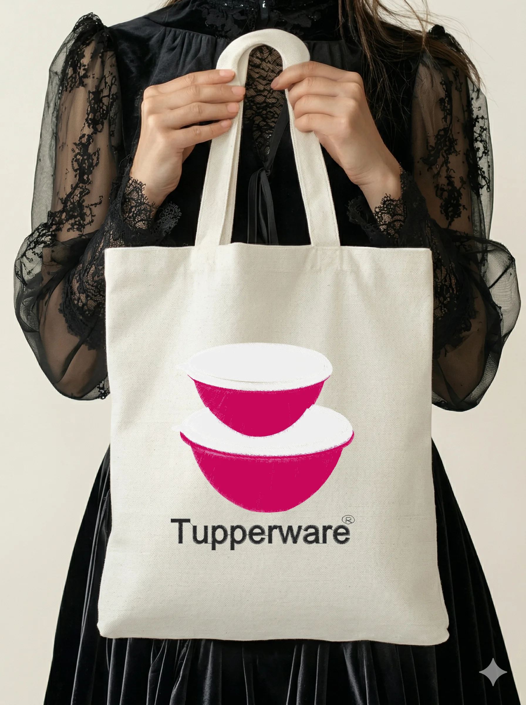 Дизайн машинной вышивки «Логотип Tupperware» (129×145.6 мм) — вид 5