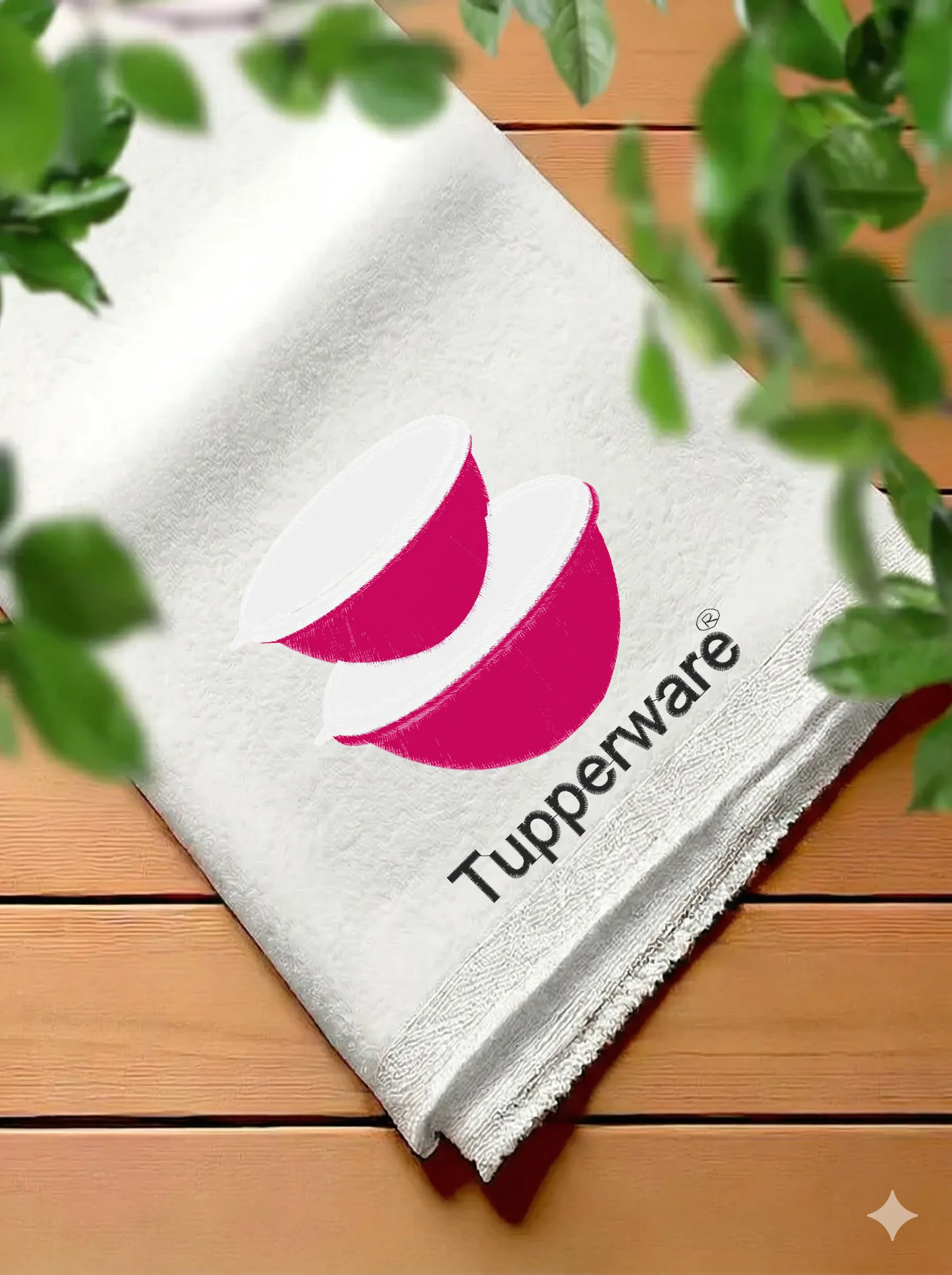 Дизайн машинной вышивки «Логотип Tupperware» (129×145.6 мм) — вид 7