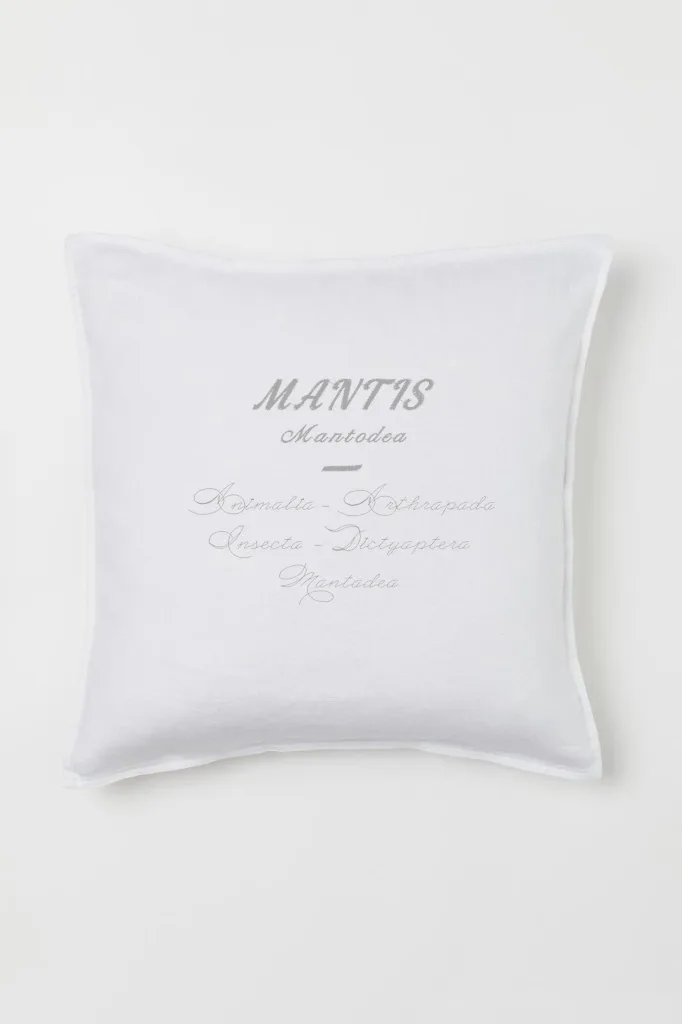 Дизайн машинной вышивки «Надпись Богомол Mantis» (108×79.8 мм) — вид 2