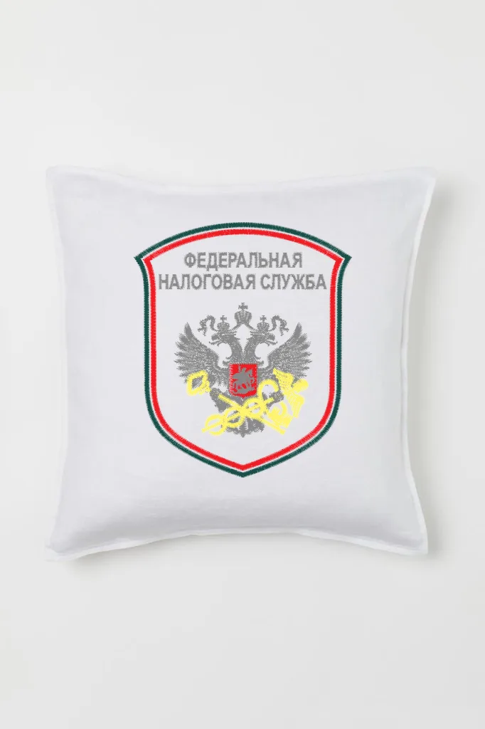 Дизайн машинной вышивки «Шеврон Налоговая служба» (89.8×104.9 мм) — вид 2