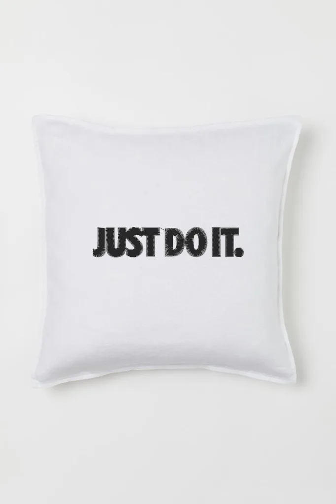 Дизайн машинной вышивки «Спортивный слоган Just Do It» (96×19.2 мм) — вид 2