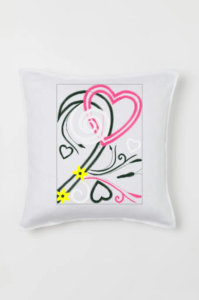 Романтический узор с сердцами (миниатюра 2)