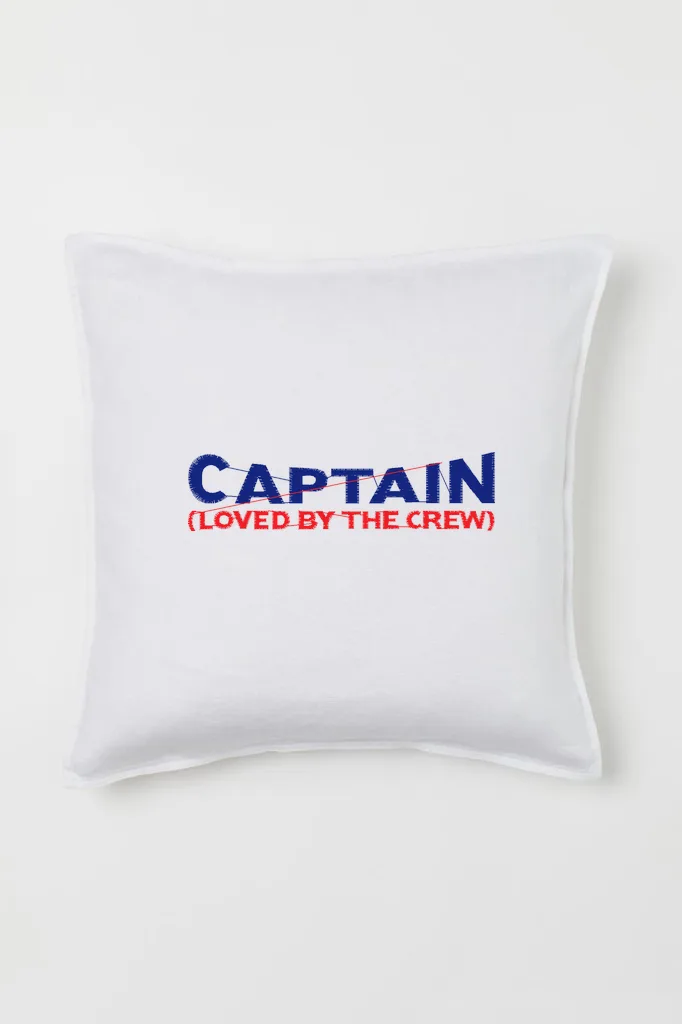 Дизайн машинной вышивки «Надпись Captain» (97.8×25 мм) — вид 2