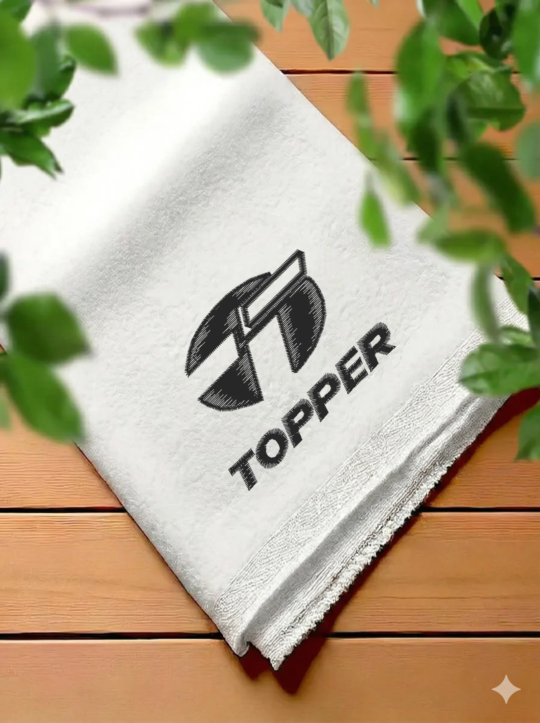 Дизайн машинной вышивки «Спортивный логотип Topper» (64.5×47 мм) — вид 7