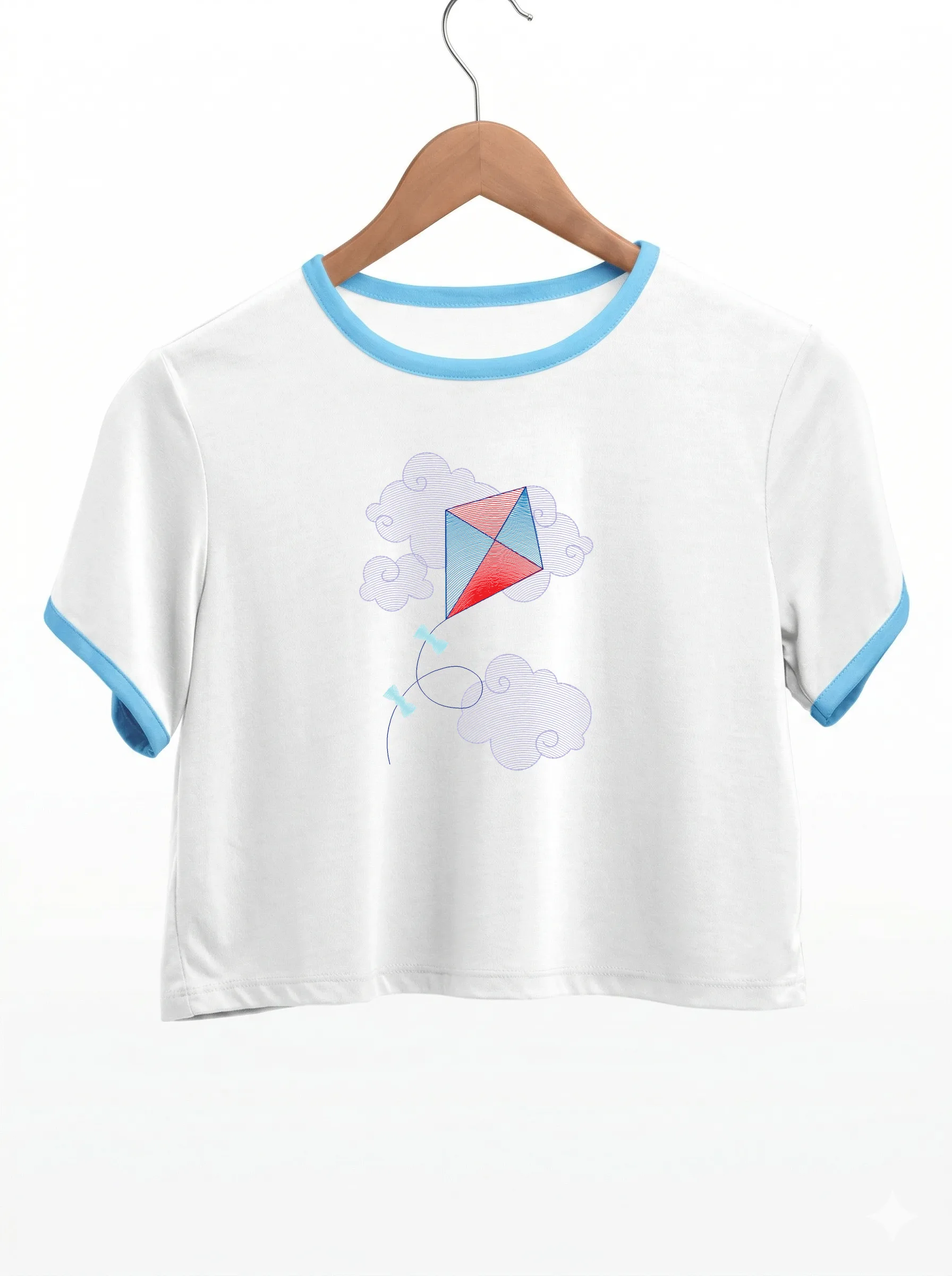 Дизайн машинной вышивки «Воздушный змей в облаках» (104.4×142 мм) — вид 9