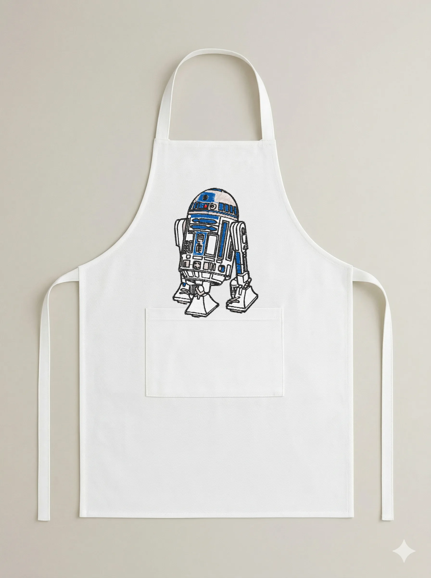 Дизайн машинной вышивки «Дроид R2-D2» (65×98 мм) — вид 6