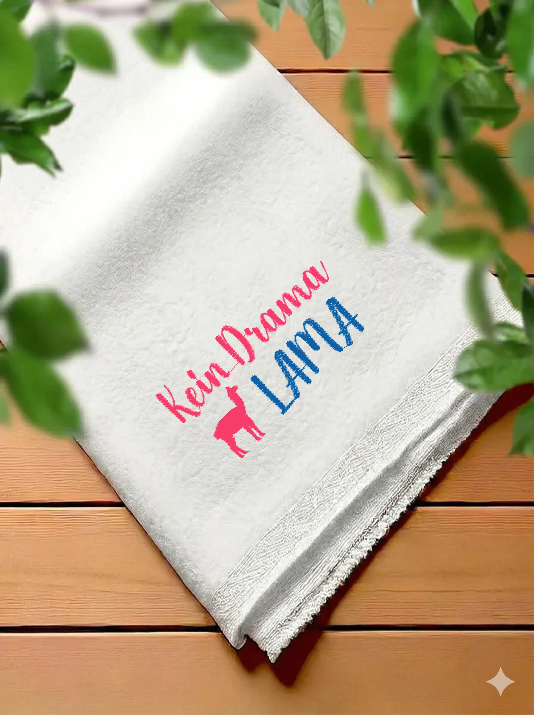 Дизайн машинной вышивки «Лама Kein Drama» (98.3×49 мм) — вид 7