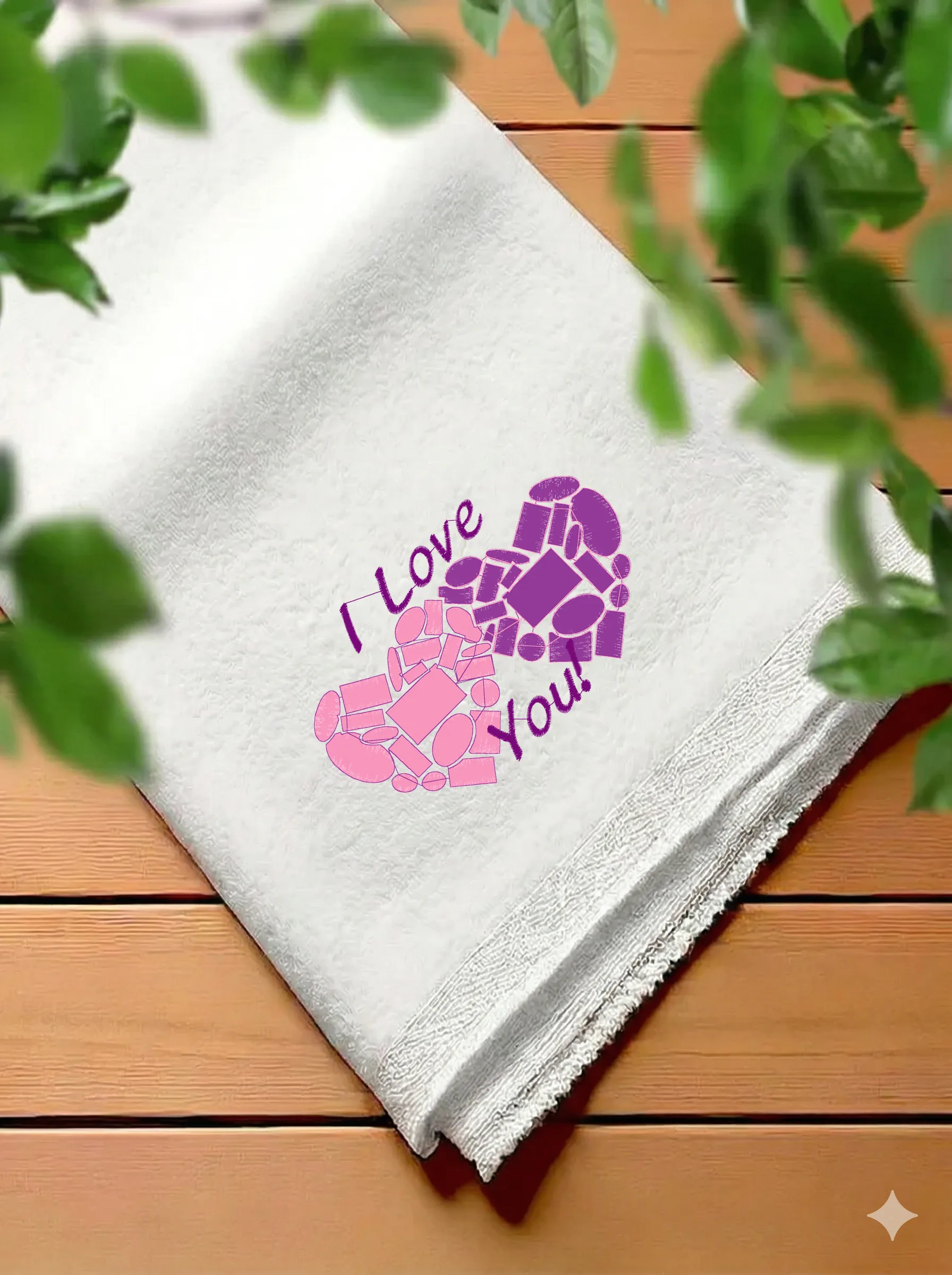 Двойное сердце I Love You (миниатюра 7)