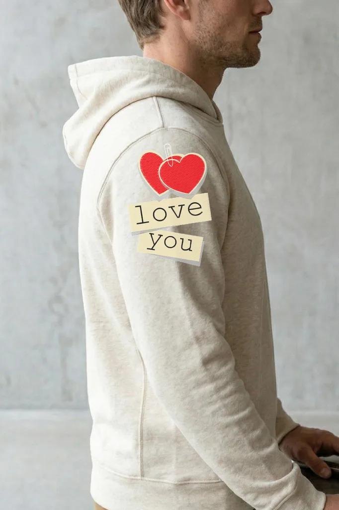 Парные сердца Love You (миниатюра 3)