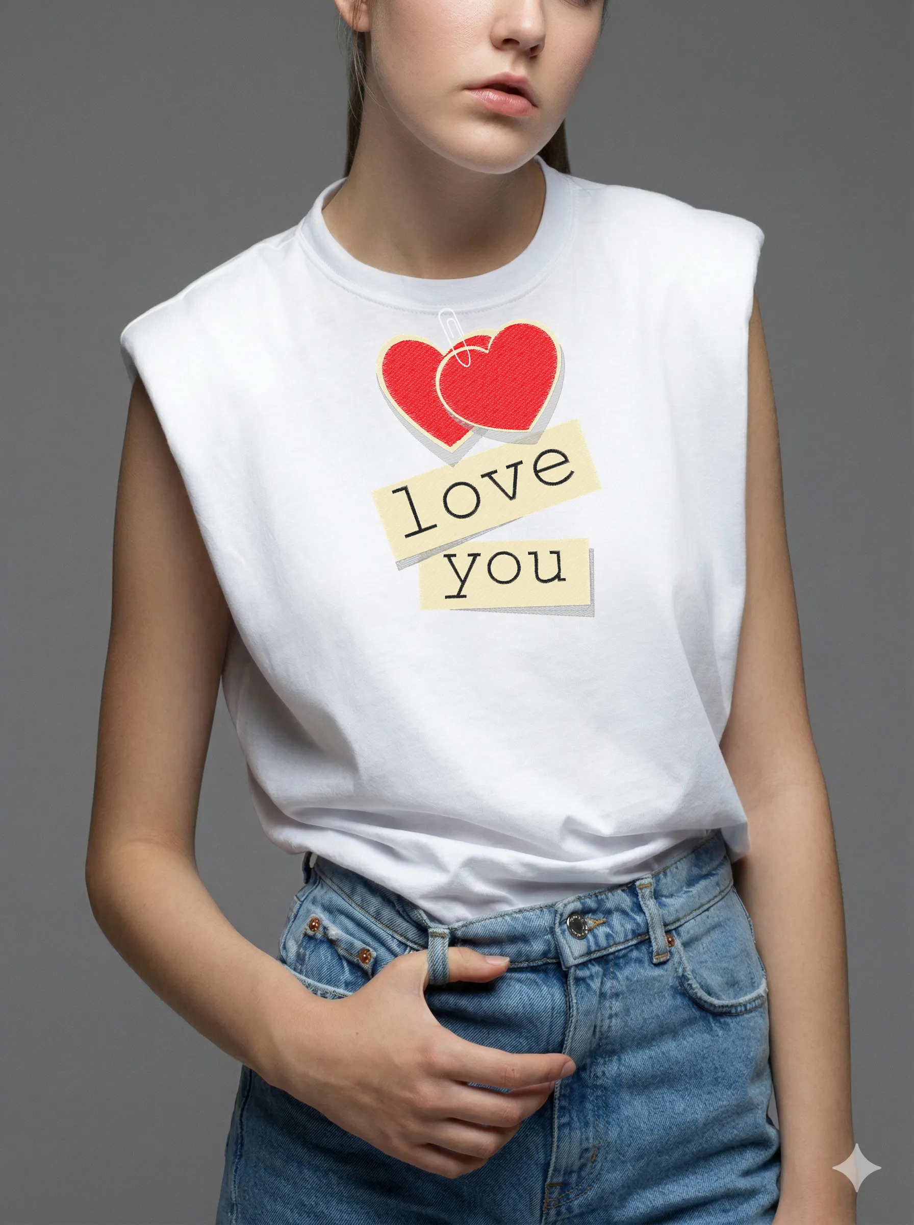 Парные сердца Love You (миниатюра 8)