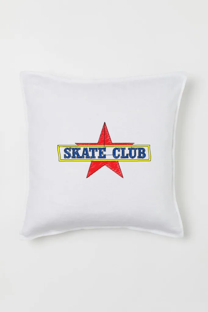 Дизайн машинной вышивки «Эмблема Skate Club» (77.3×46.6 мм) — вид 2