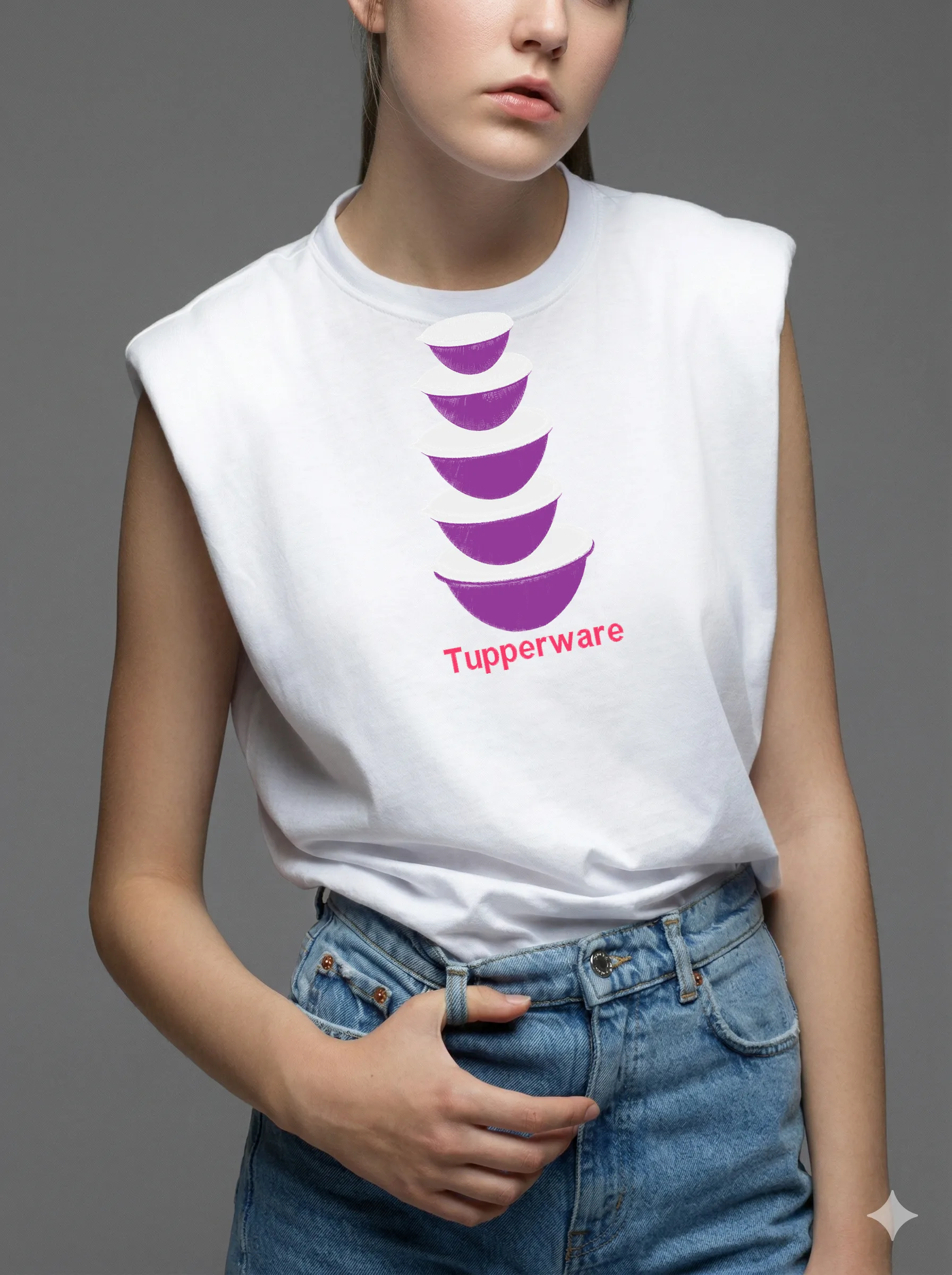 Дизайн машинной вышивки «Логотип Tupperware» (137×267.7 мм) — вид 8