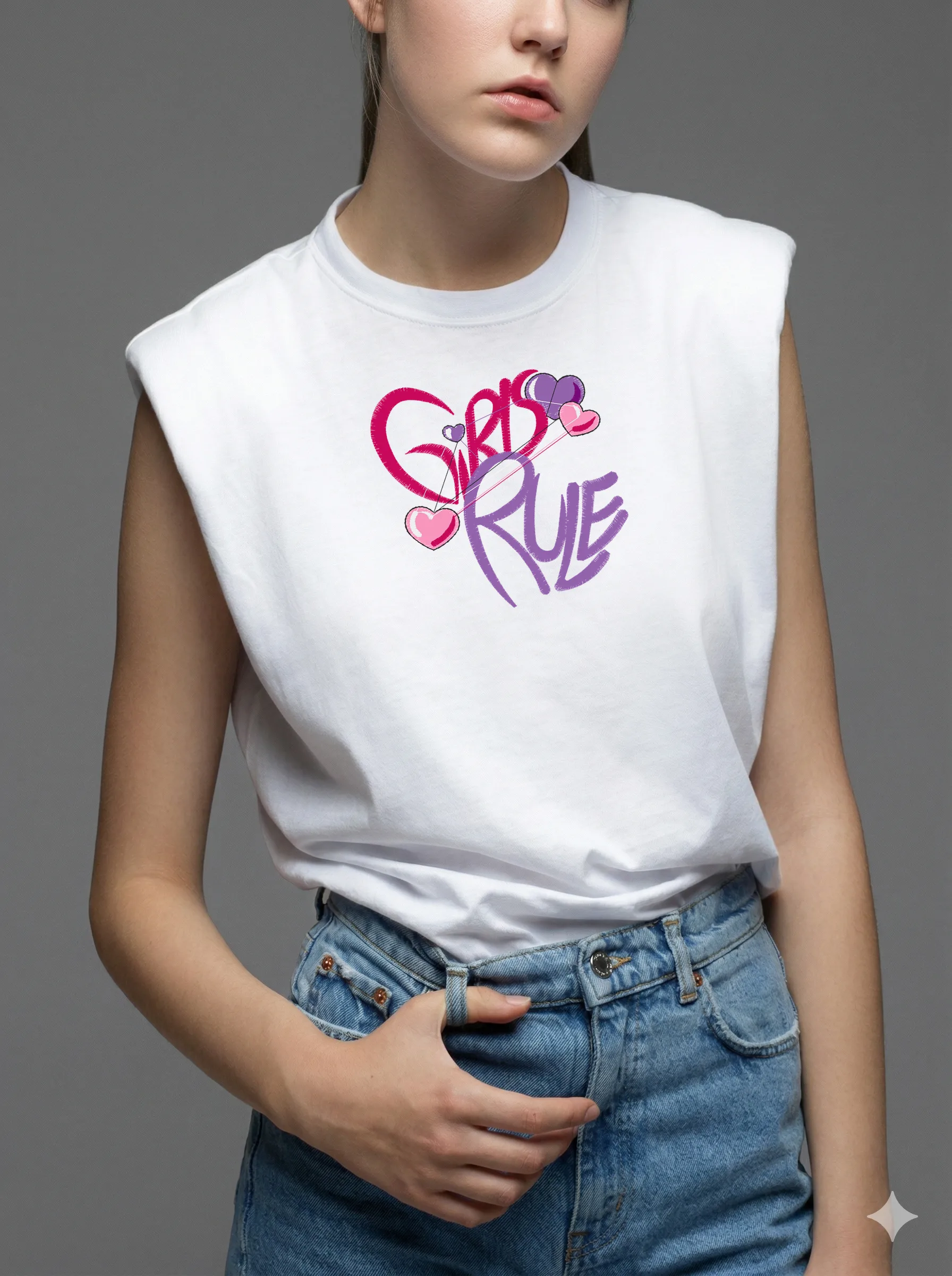 Надпись Girls Rule (миниатюра 8)