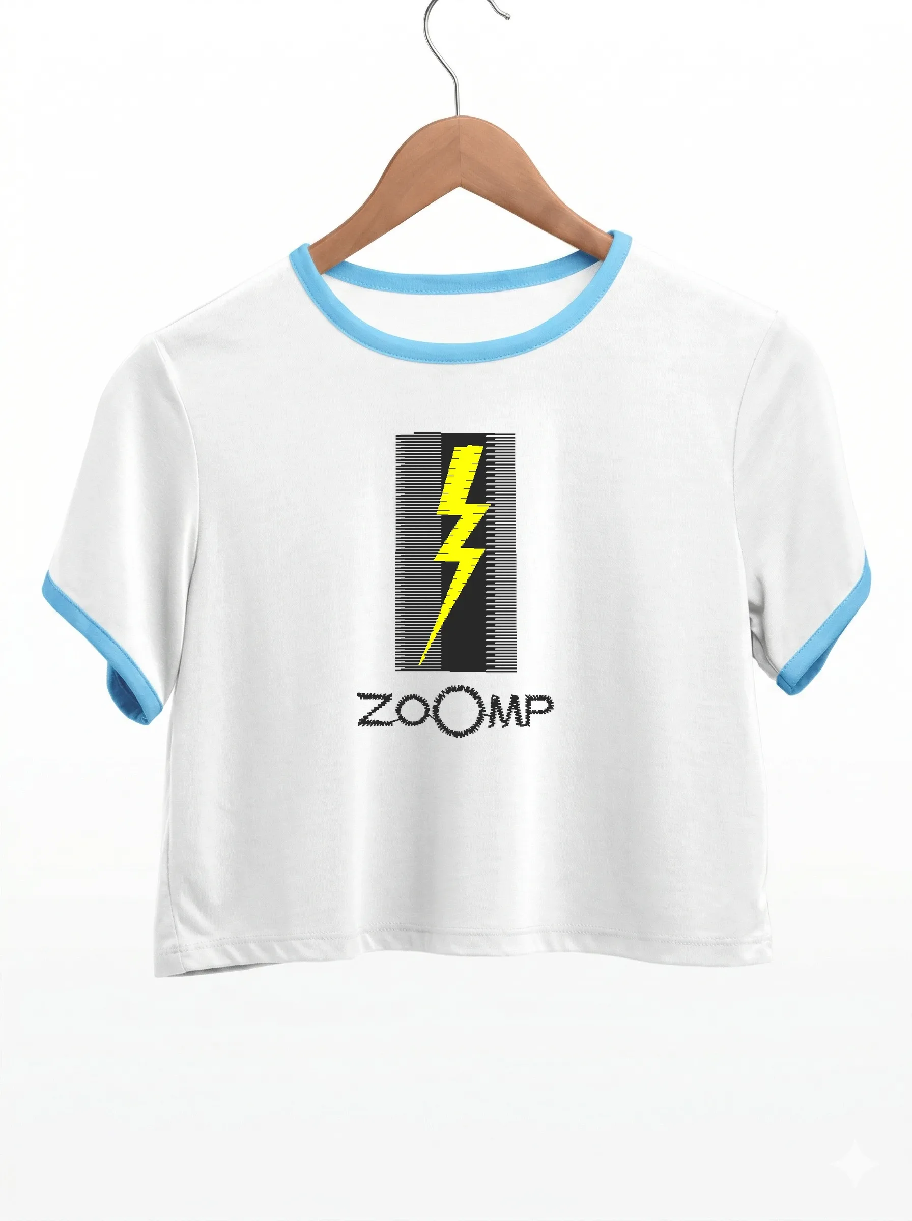 Дизайн машинной вышивки «Желтая молния ZOOMP» (32.6×51 мм) — вид 9