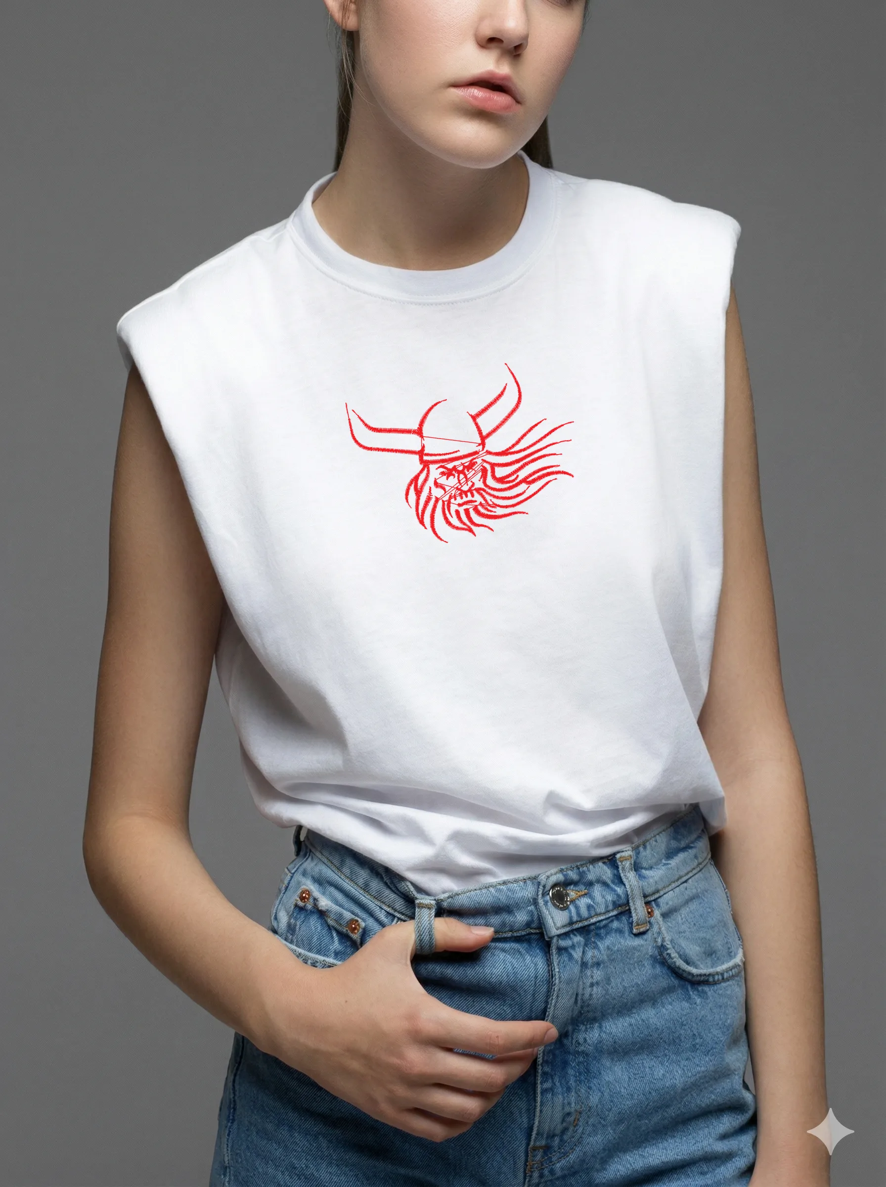 Дизайн машинной вышивки «Суровый викинг» (76.1×56.8 мм) — вид 8