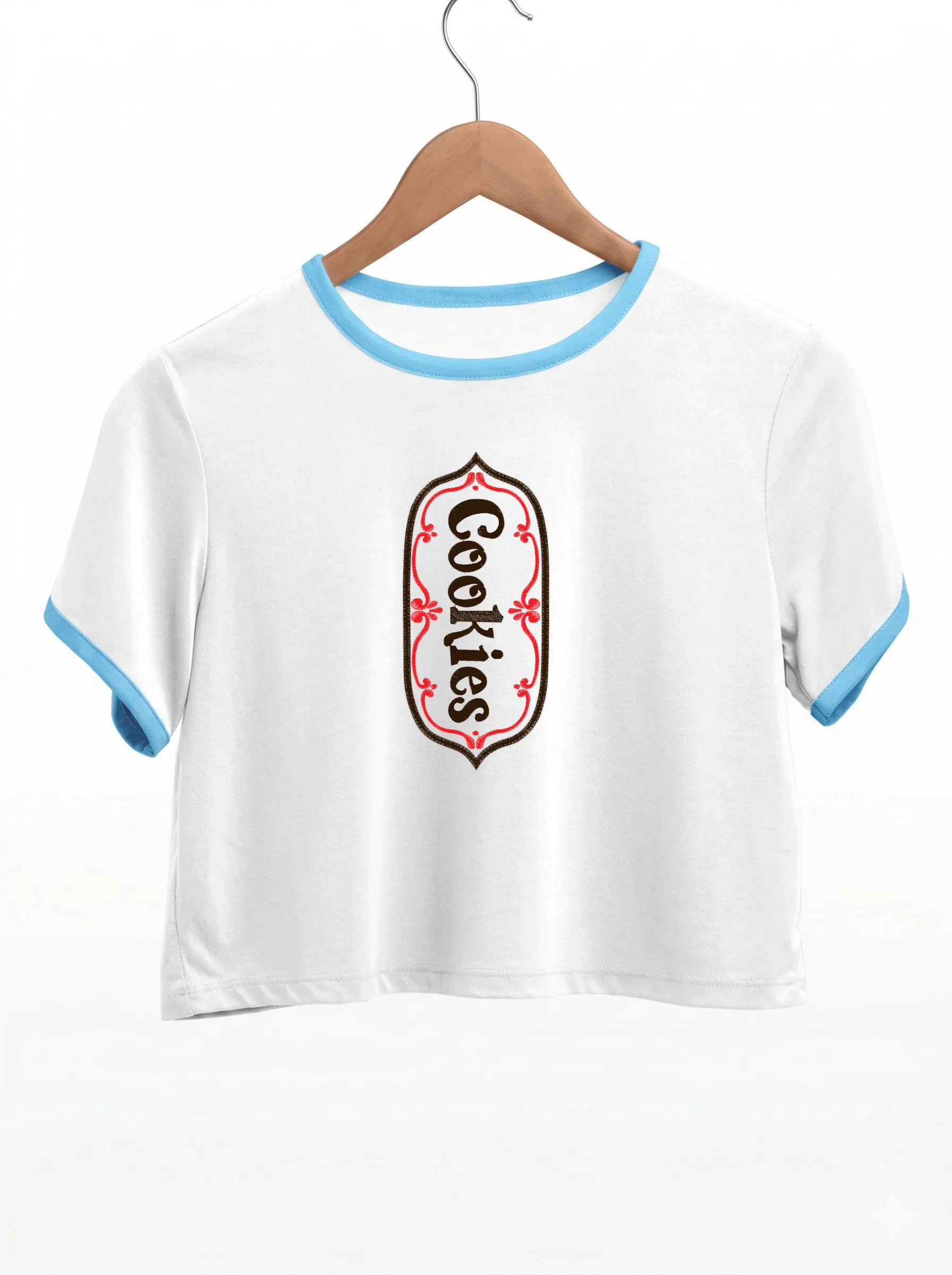 Дизайн машинной вышивки «Винтажная надпись Cookies» (71.6×155.7 мм) — вид 9