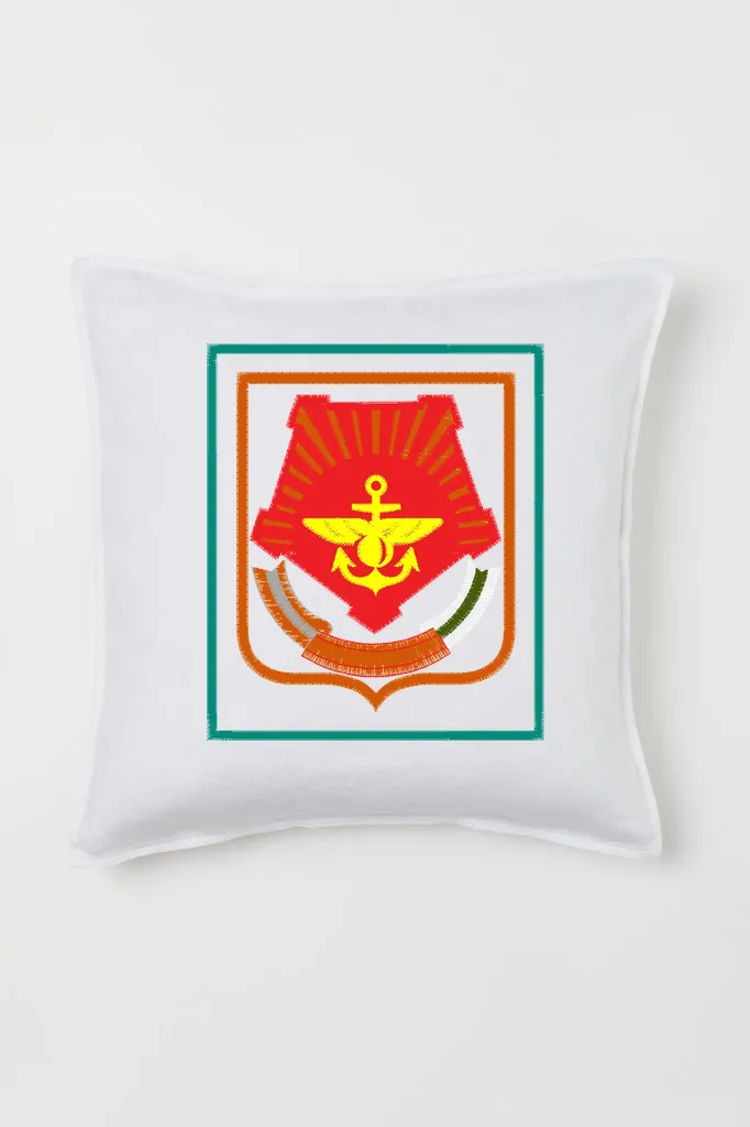Дизайн машинной вышивки «Военно-морская эмблема» (85×100 мм) — вид 2