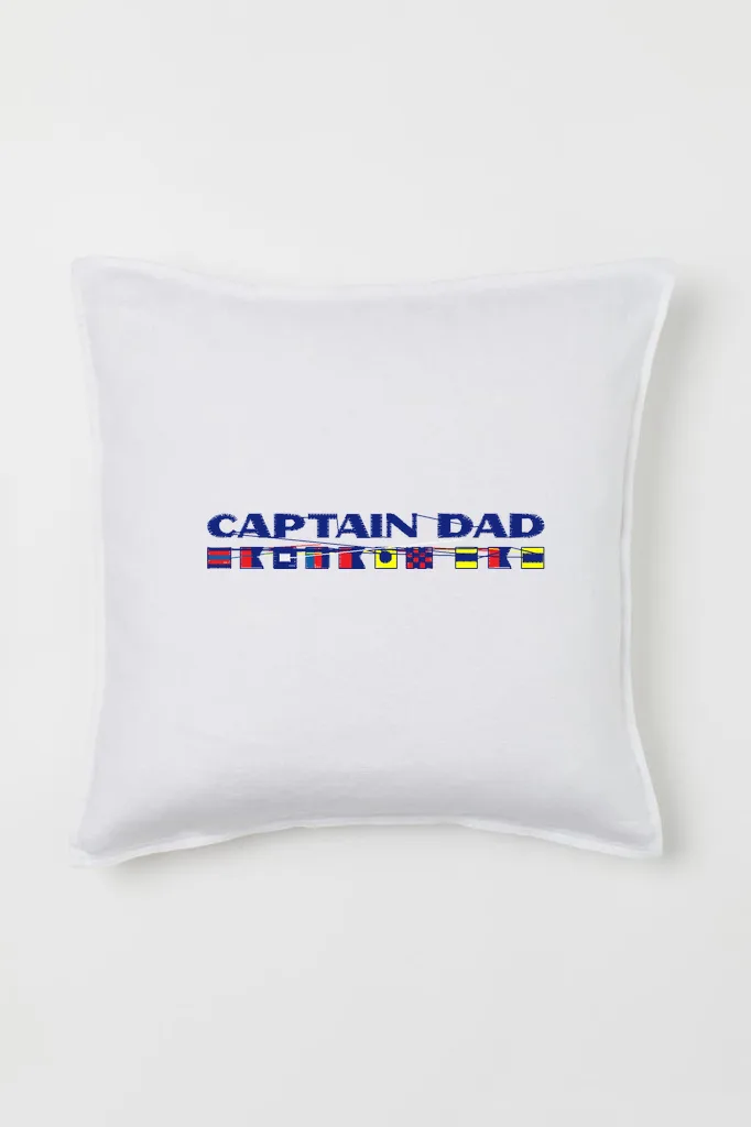 Дизайн машинной вышивки «Морской стиль Captain Dad» (97.8×16 мм) — вид 2