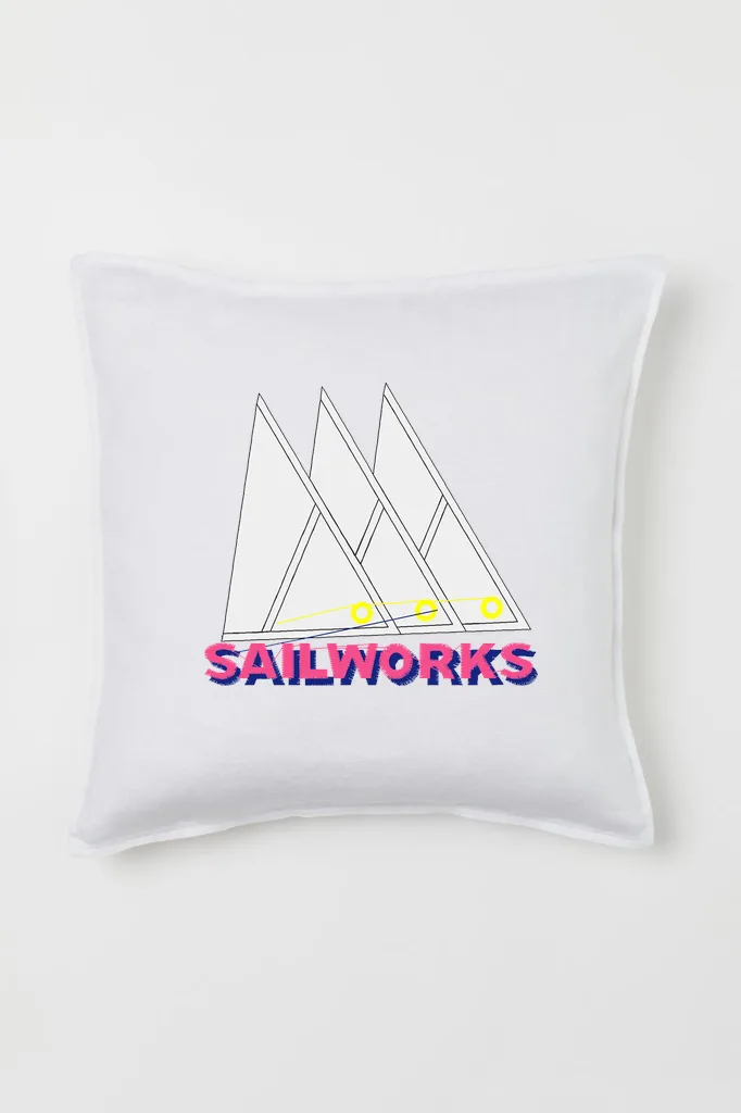 Дизайн машинной вышивки «Логотип Sailworks» (98×89 мм) — вид 2
