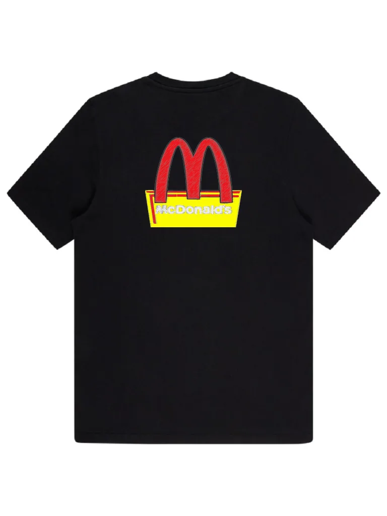 Дизайн машинной вышивки «Логотип McDonald's» (95.6×89 мм) — вид 4