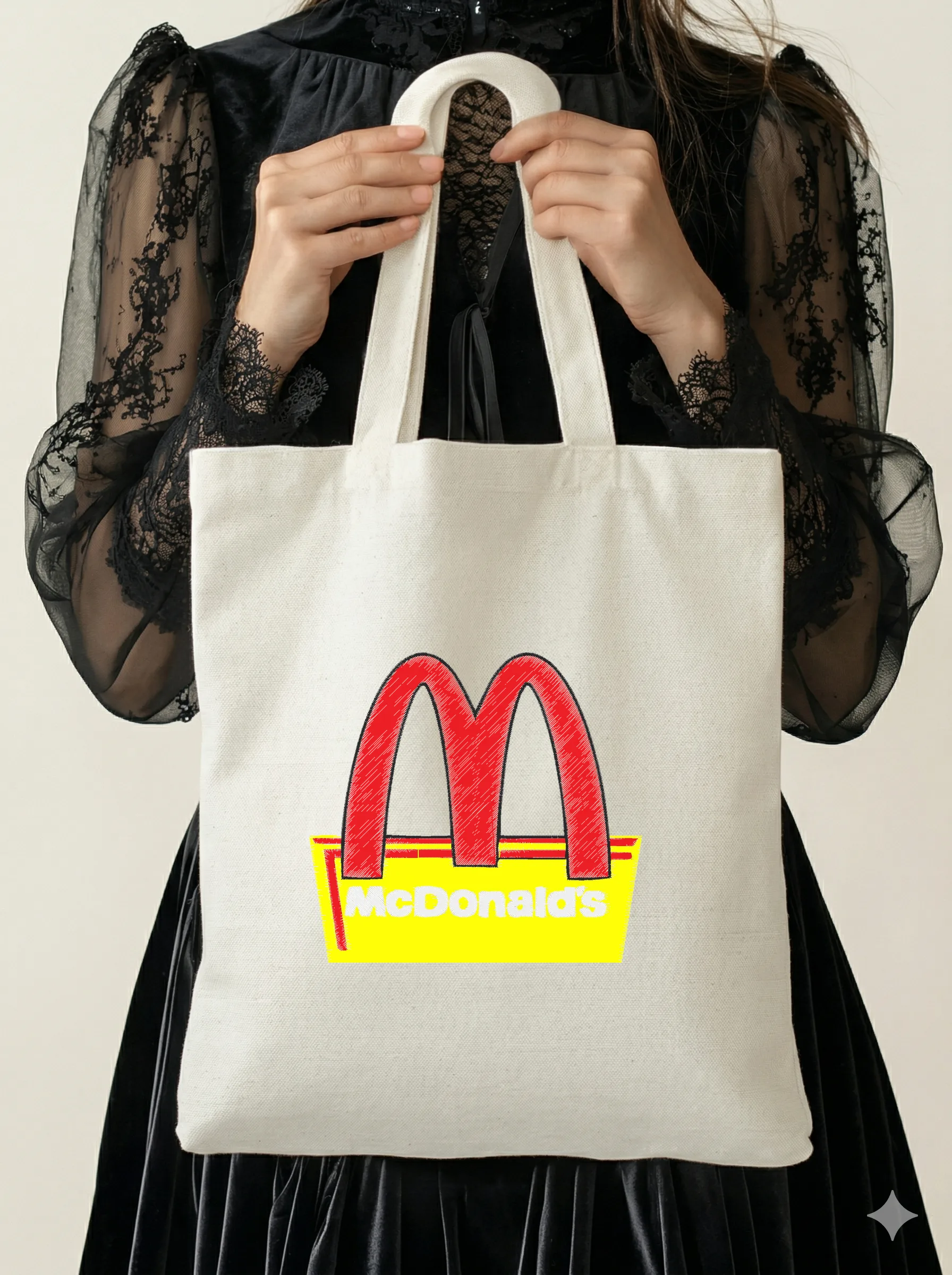 Дизайн машинной вышивки «Логотип McDonald's» (95.6×89 мм) — вид 5