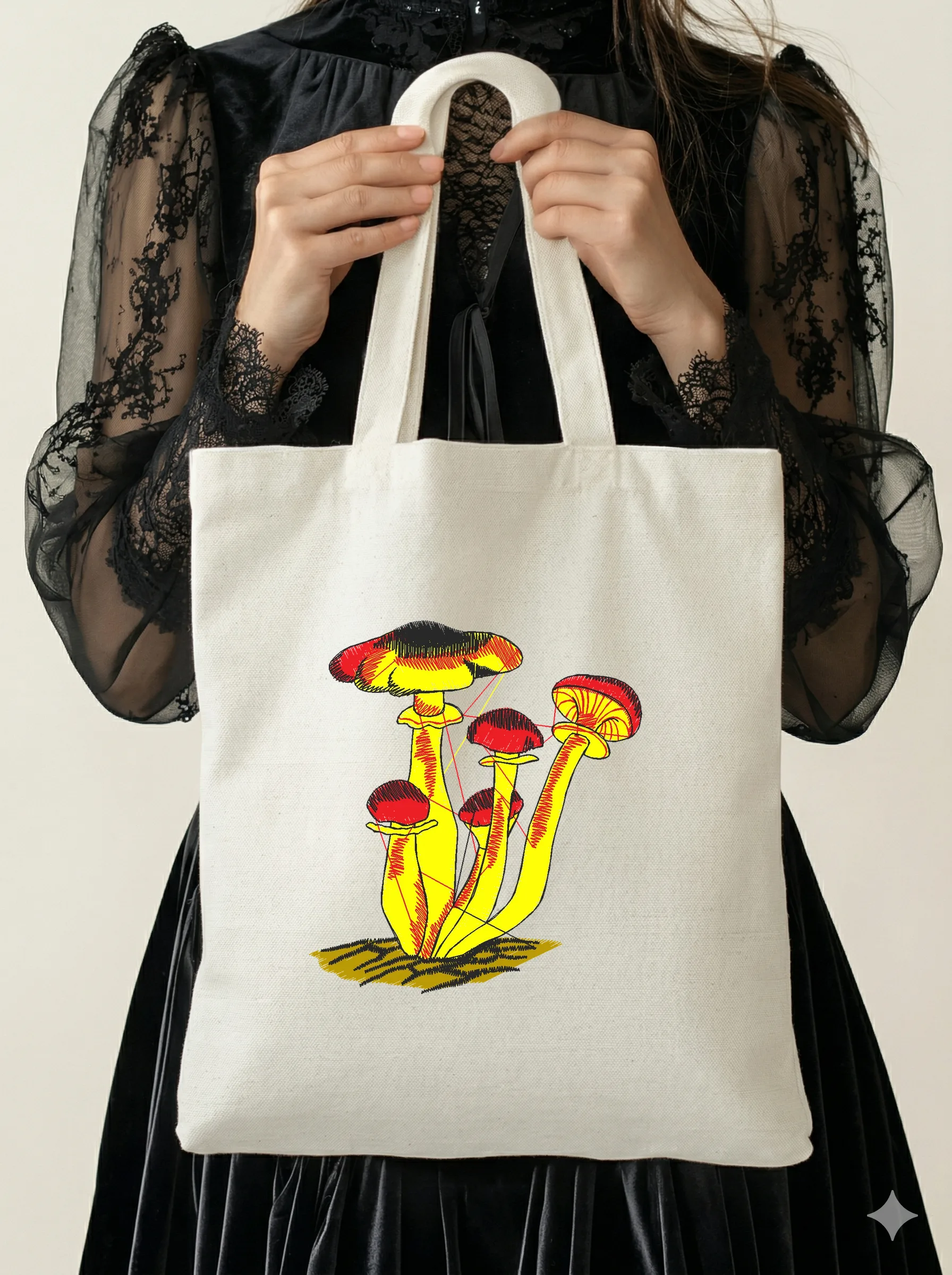 Дизайн машинной вышивки «Сказочные лесные грибы» (78×87.6 мм) — вид 5