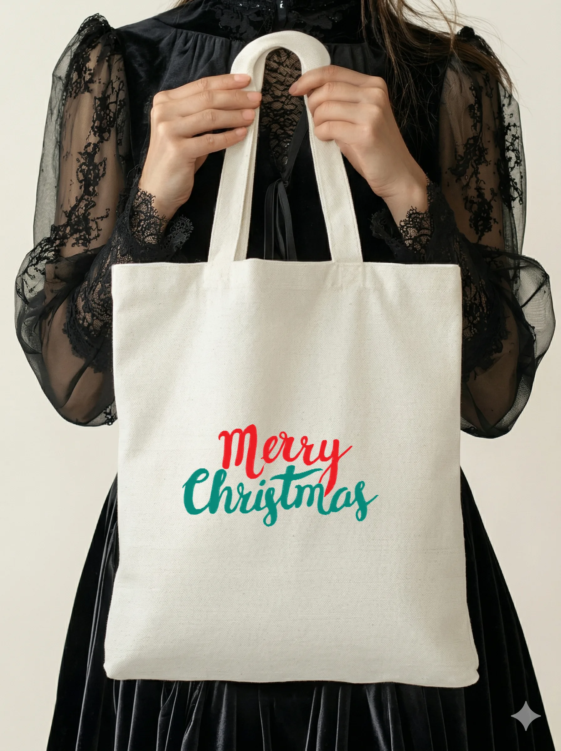 Дизайн машинной вышивки «Надпись Merry Christmas» (66.6×128.3 мм) — вид 5