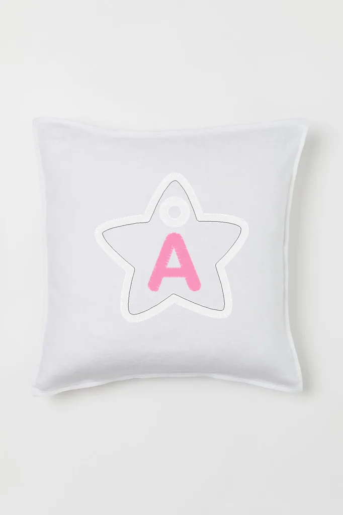 Дизайн машинной вышивки «Звезда с монограммой» (61.4×59.6 мм) — вид 2