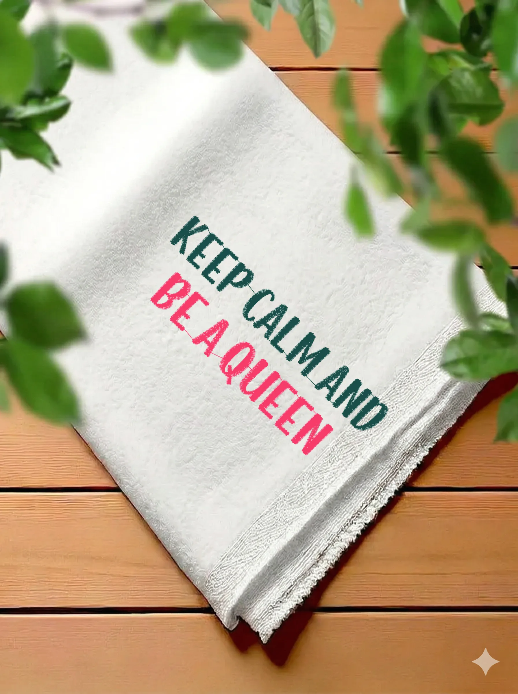 Дизайн машинной вышивки «Надпись Keep Calm» (45.4×128.4 мм) — вид 7