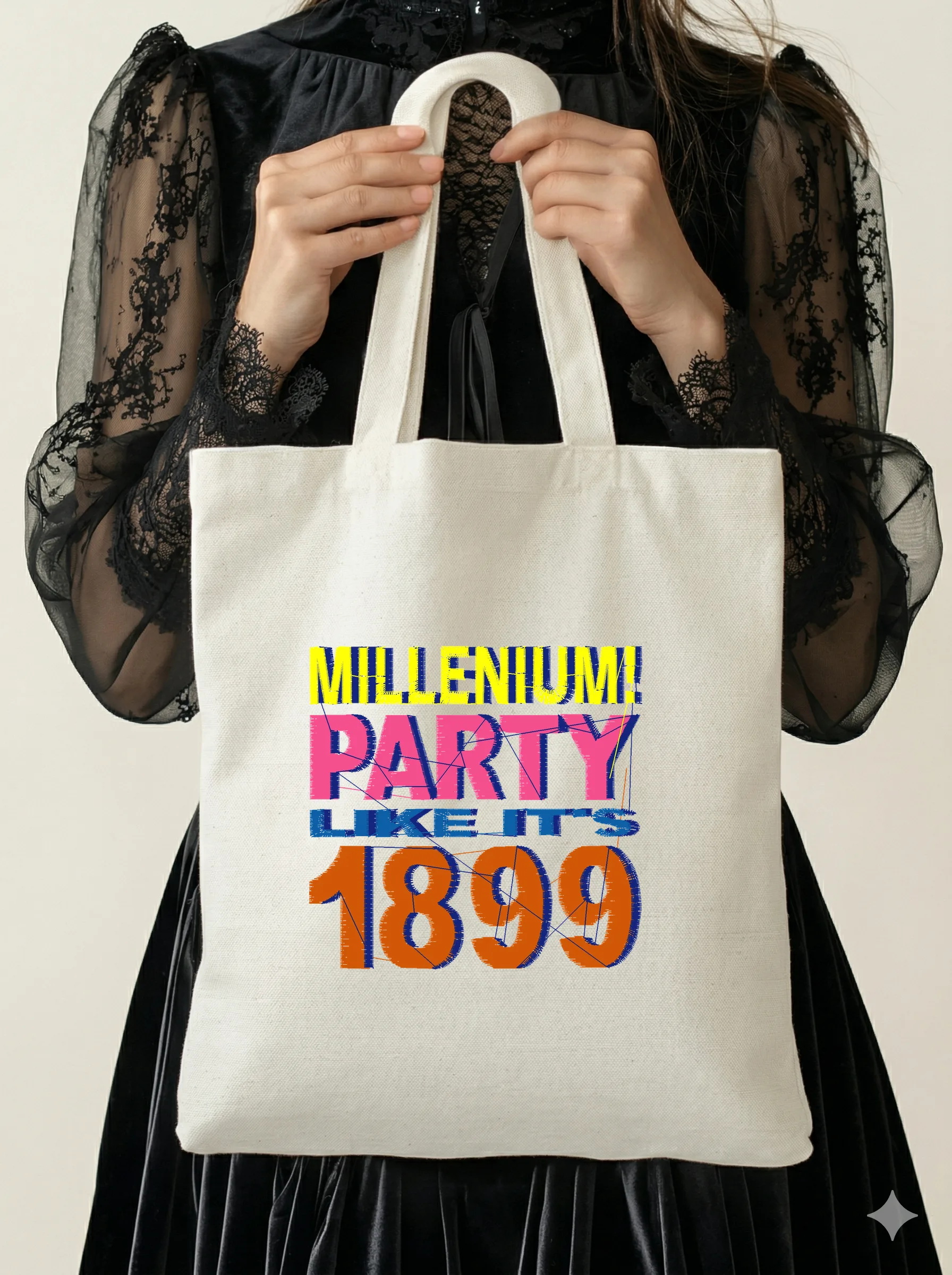 Дизайн машинной вышивки «Вечеринка Миллениум 1899» (103×100 мм) — вид 5