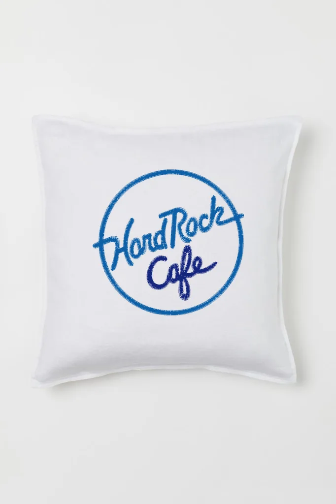 Дизайн машинной вышивки «Логотип Hard Rock Cafe» (85.8×83 мм) — вид 2