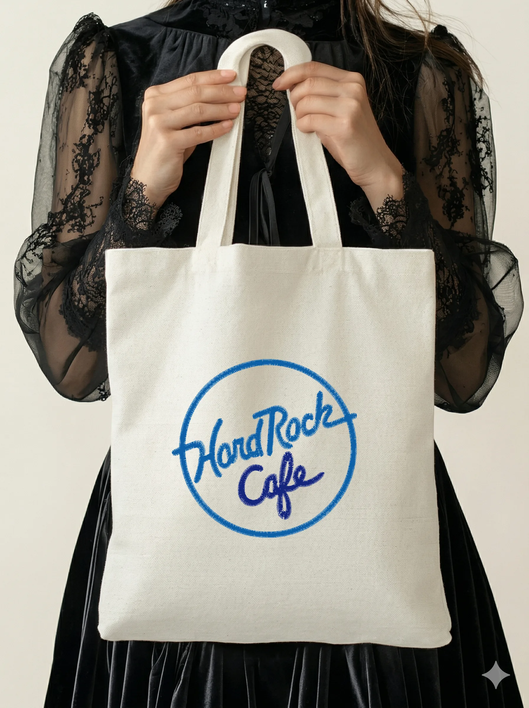 Дизайн машинной вышивки «Логотип Hard Rock Cafe» (85.8×83 мм) — вид 5