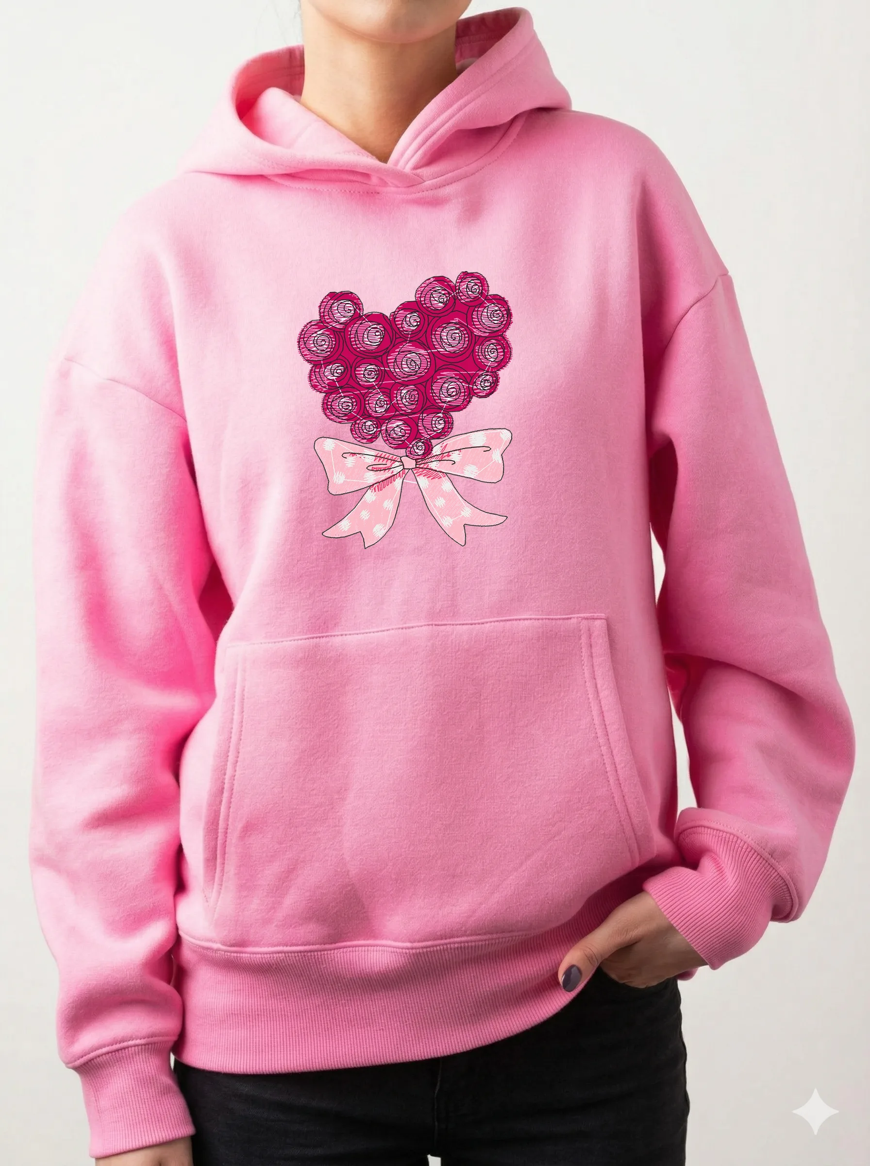 Сердце из розовых роз (миниатюра 12)