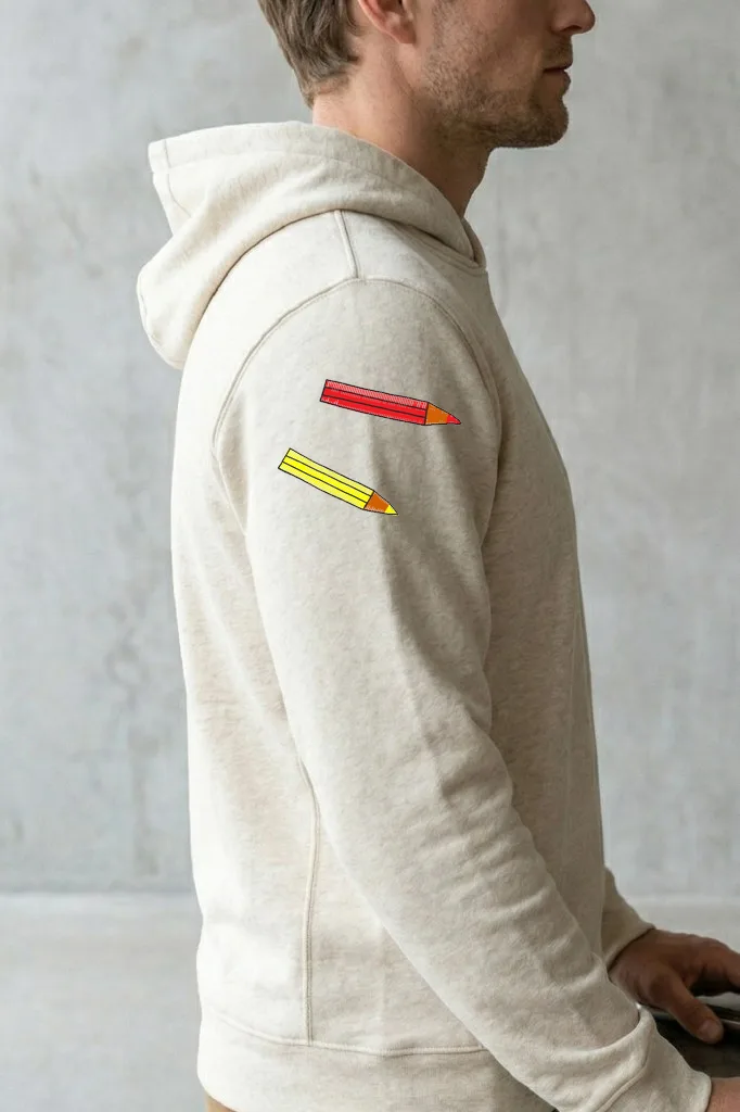Дизайн машинной вышивки «Разноцветные карандаши» (40×29.7 мм) — вид 3