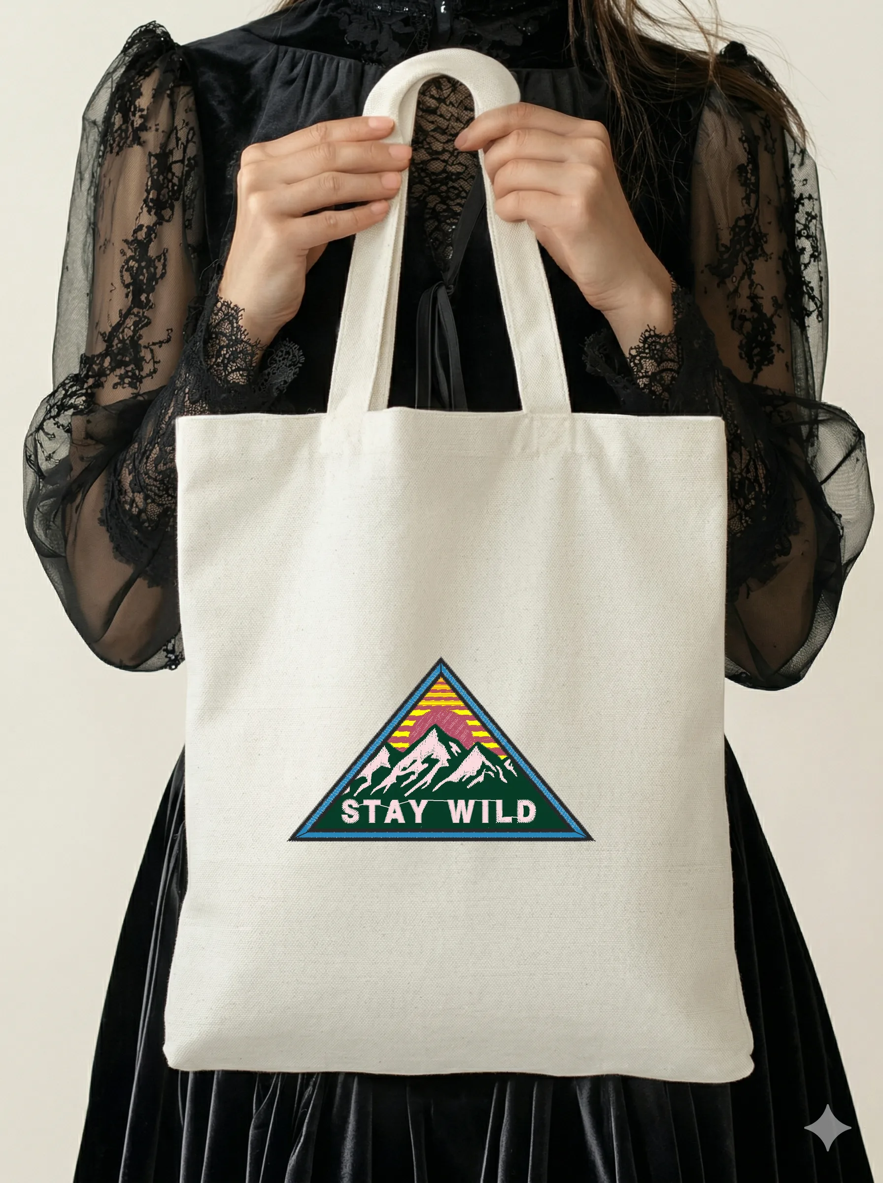 Дизайн машинной вышивки «Шеврон Stay Wild» (101.9×61 мм) — вид 5