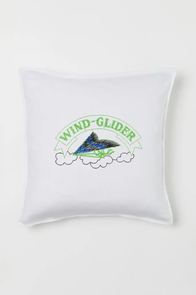 Дизайн машинной вышивки «Дельтаплан Wind Glider» (72.6×43.8 мм) — вид 2