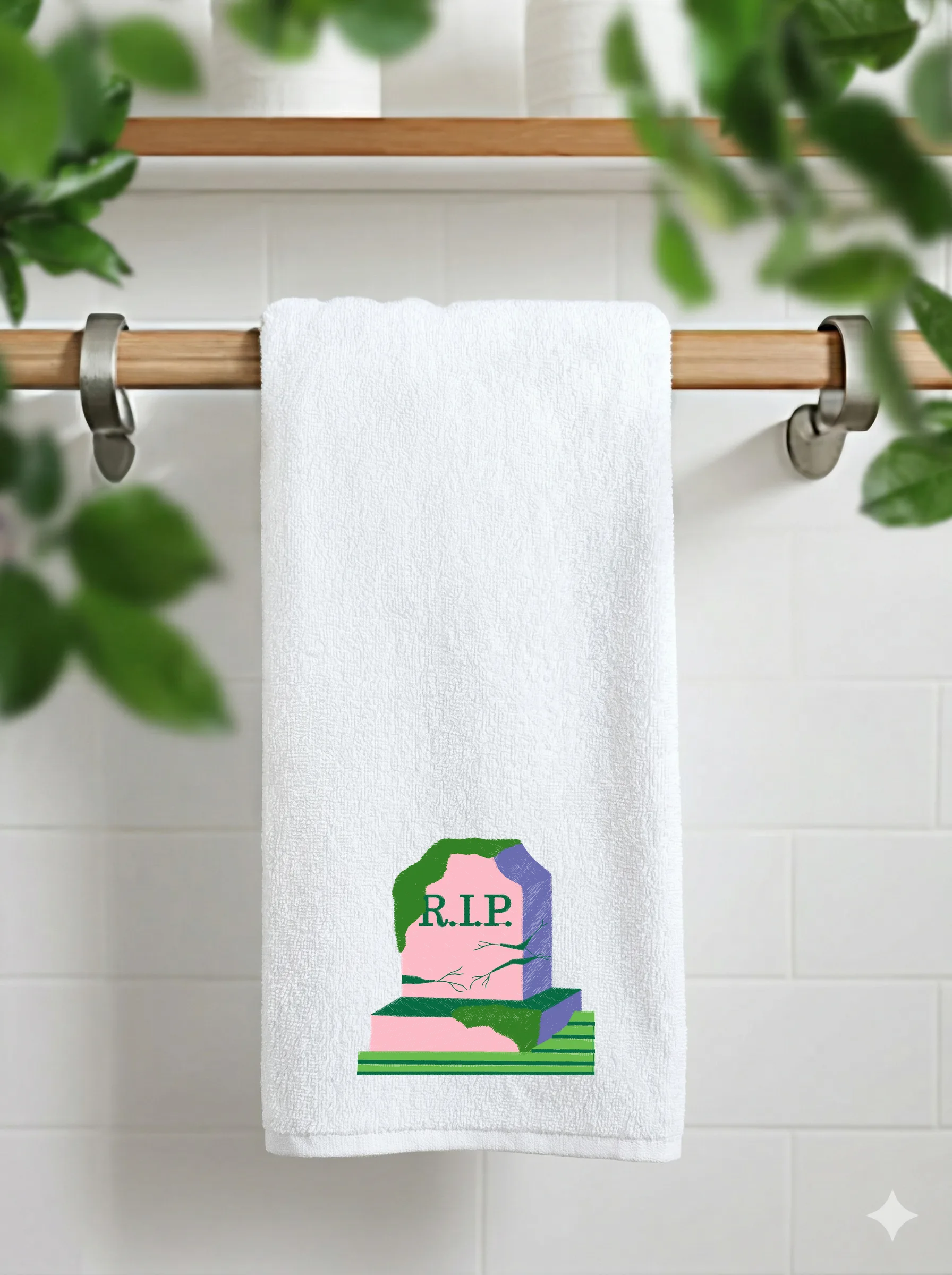 Дизайн машинной вышивки «Хэллоуинское надгробие RIP» (121.6×121.6 мм) — вид 11