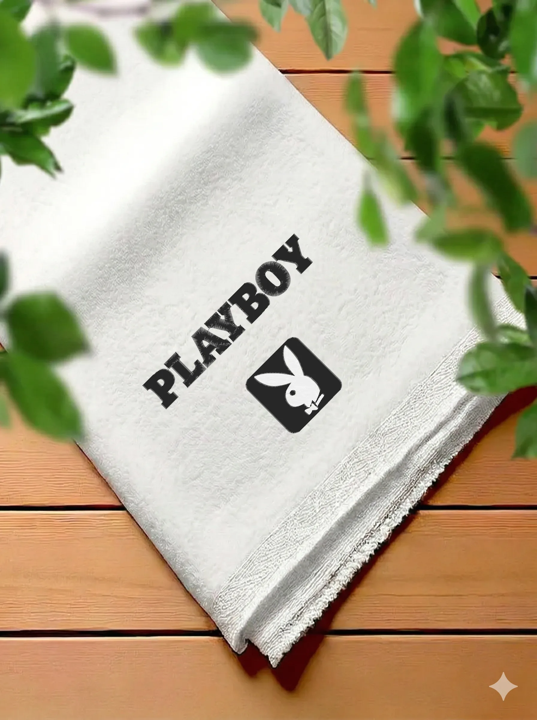 Дизайн машинной вышивки «Логотип Playboy» (141×209.8 мм) — вид 7
