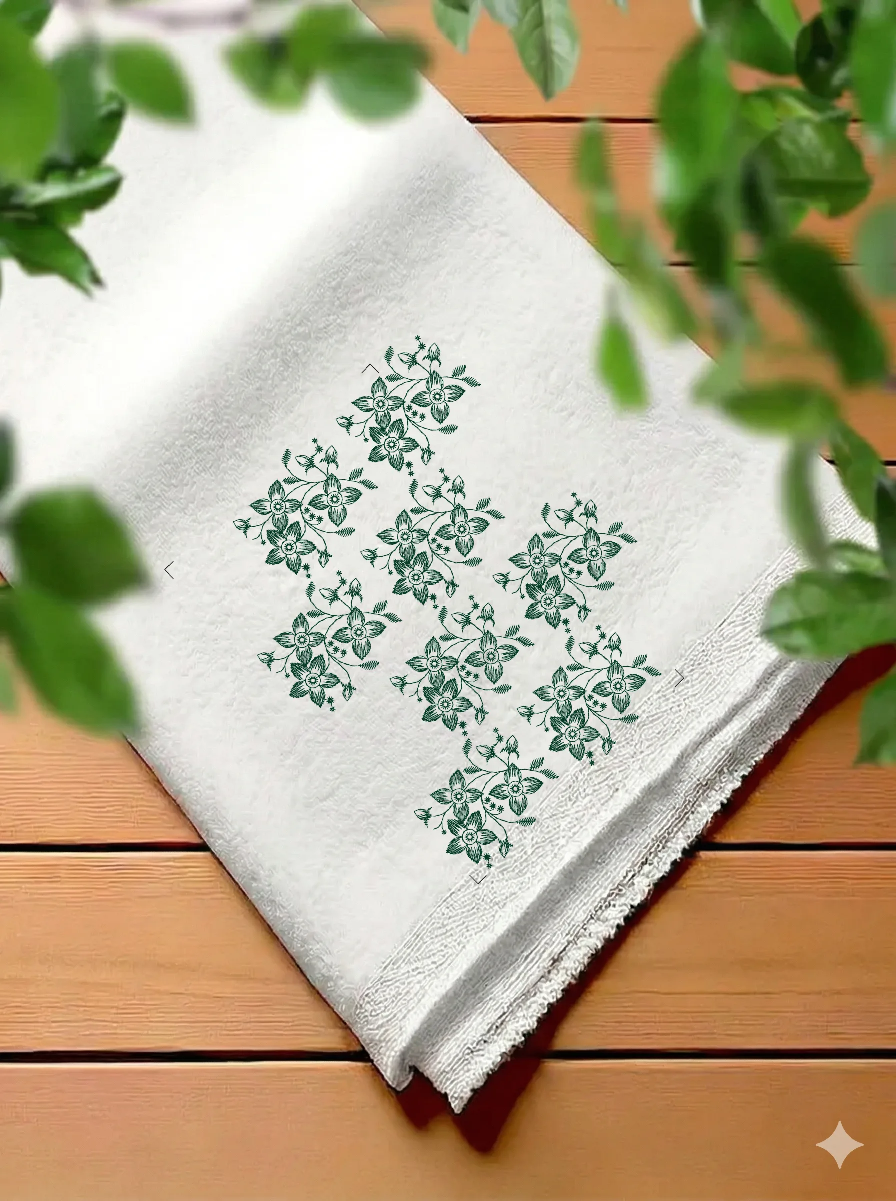 Дизайн машинной вышивки «Цветочный растительный орнамент» (142×175.8 мм) — вид 7