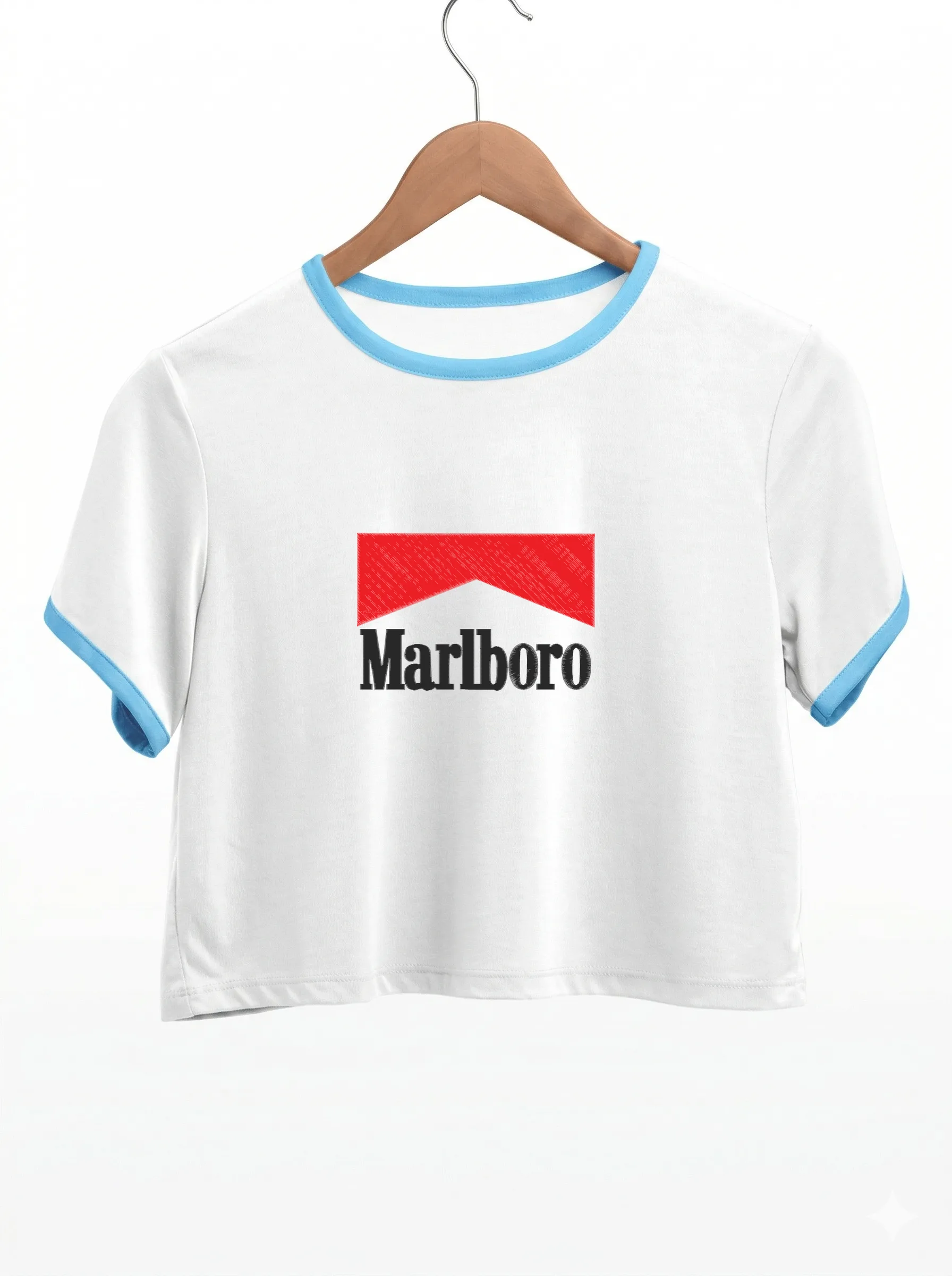 Дизайн машинной вышивки «Красно-белый логотип Marlboro» (144×217 мм) — вид 9
