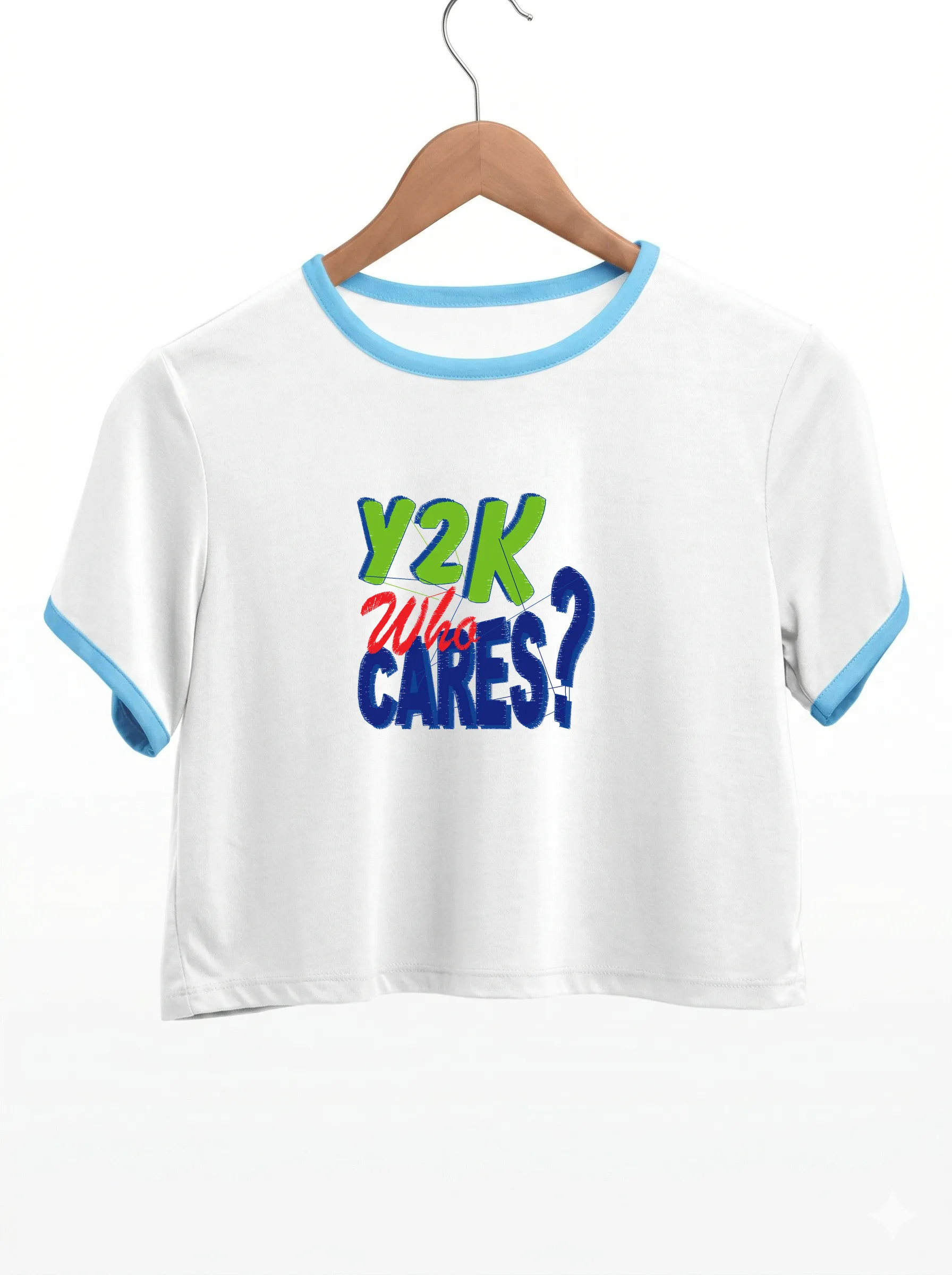 Дизайн машинной вышивки «Надпись Y2K Who Cares» (102.5×101.7 мм) — вид 9