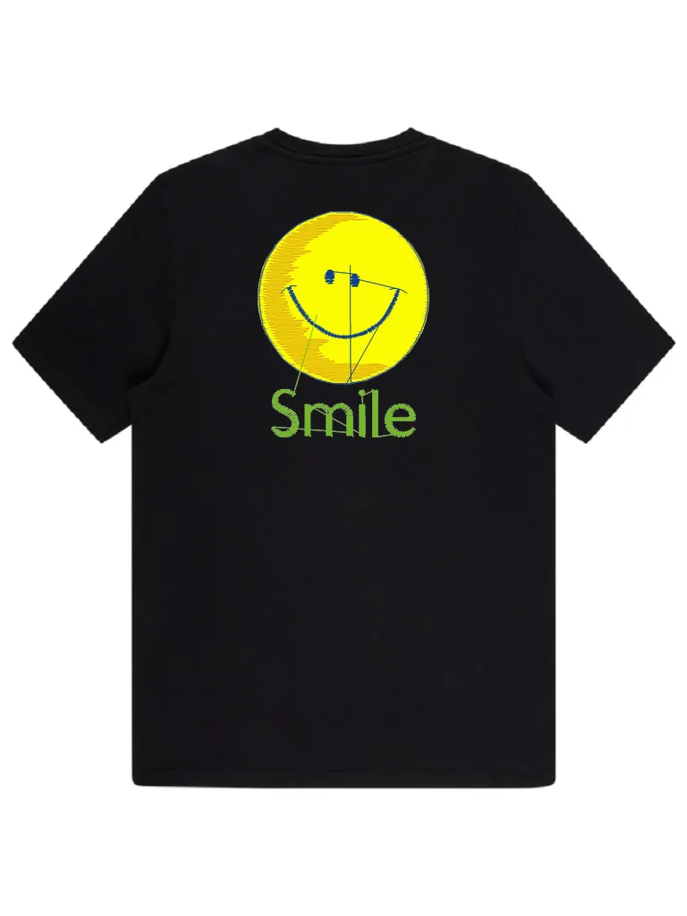 Дизайн машинной вышивки «Веселый смайлик Smile» (61.2×80.6 мм) — вид 4