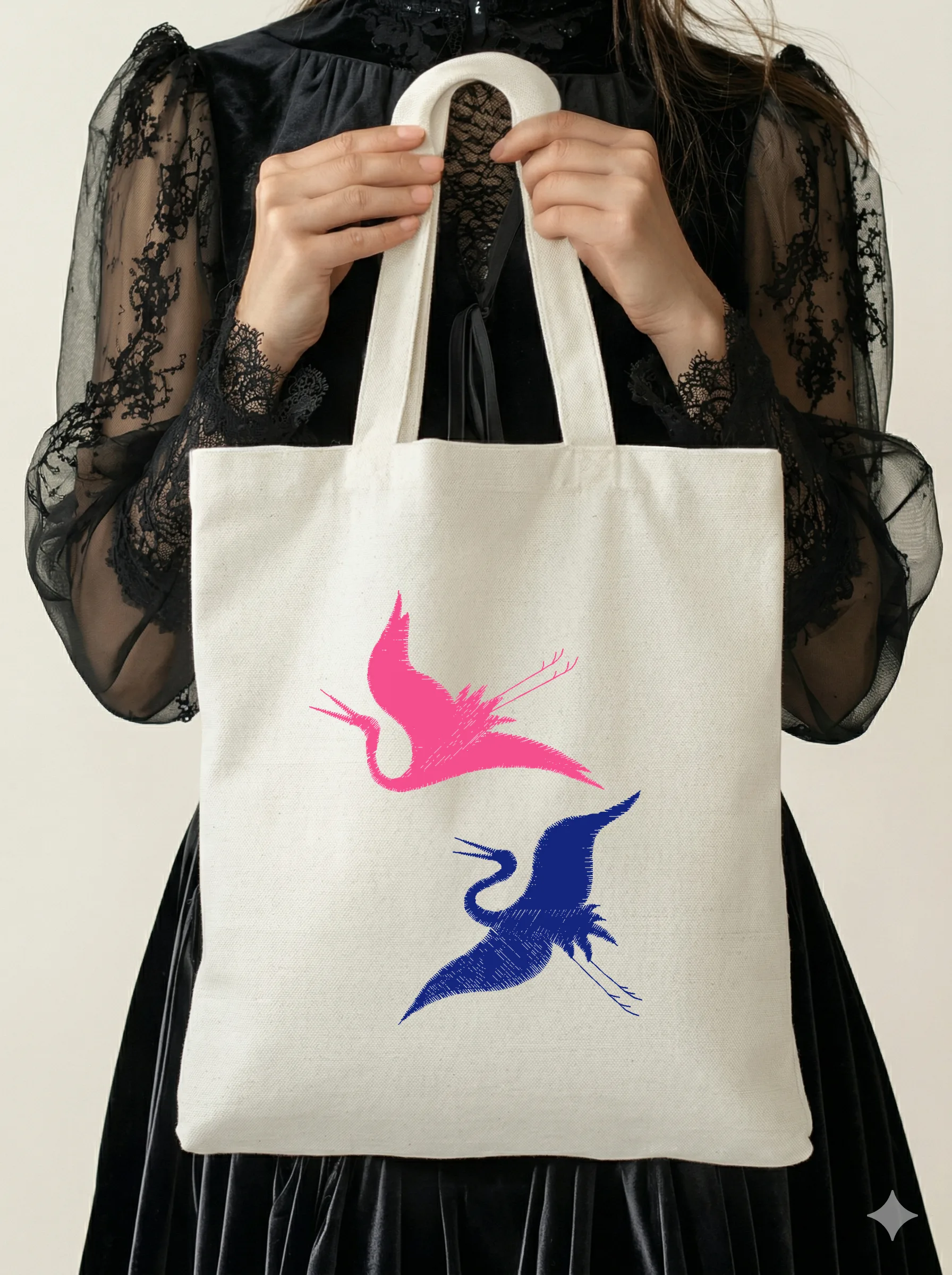 Пара летящих журавлей (миниатюра 5)