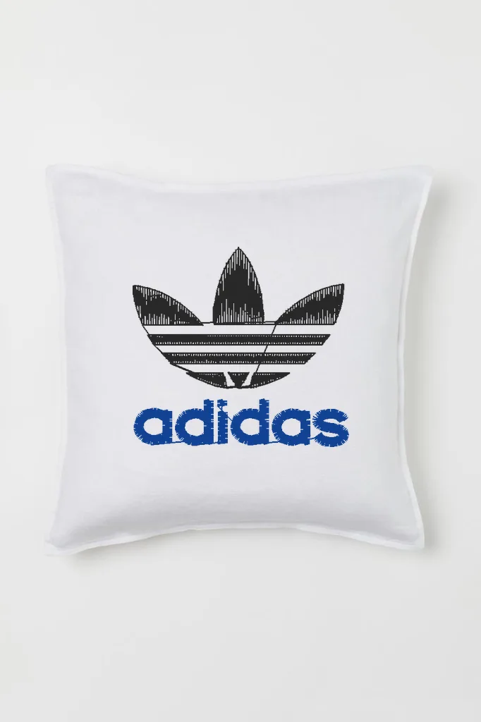 Дизайн машинной вышивки «Ретро логотип Adidas» (41.2×38.2 мм) — вид 2