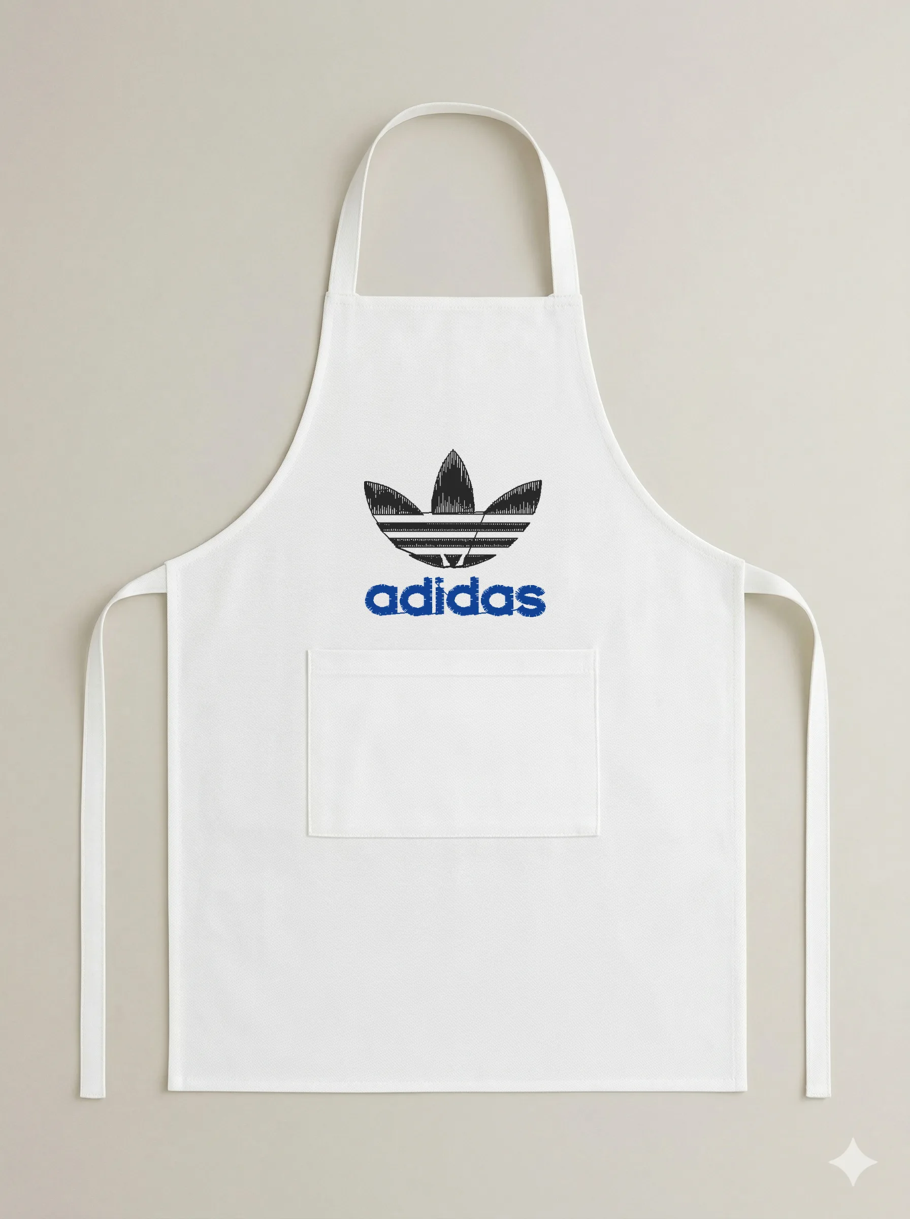 Дизайн машинной вышивки «Ретро логотип Adidas» (41.2×38.2 мм) — вид 6