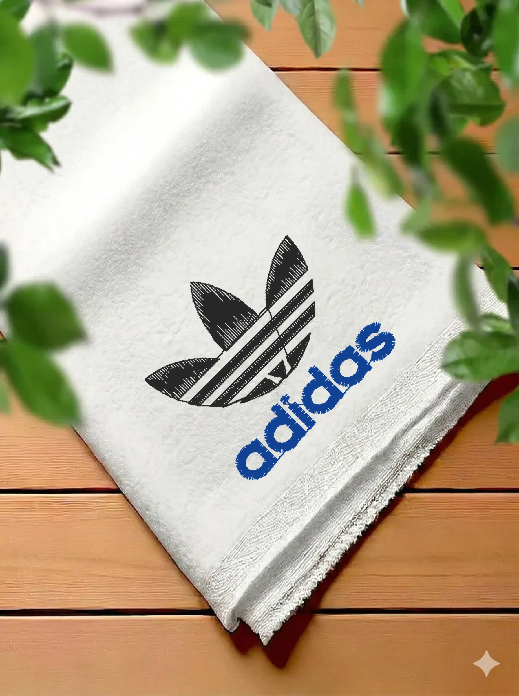 Дизайн машинной вышивки «Ретро логотип Adidas» (41.2×38.2 мм) — вид 7