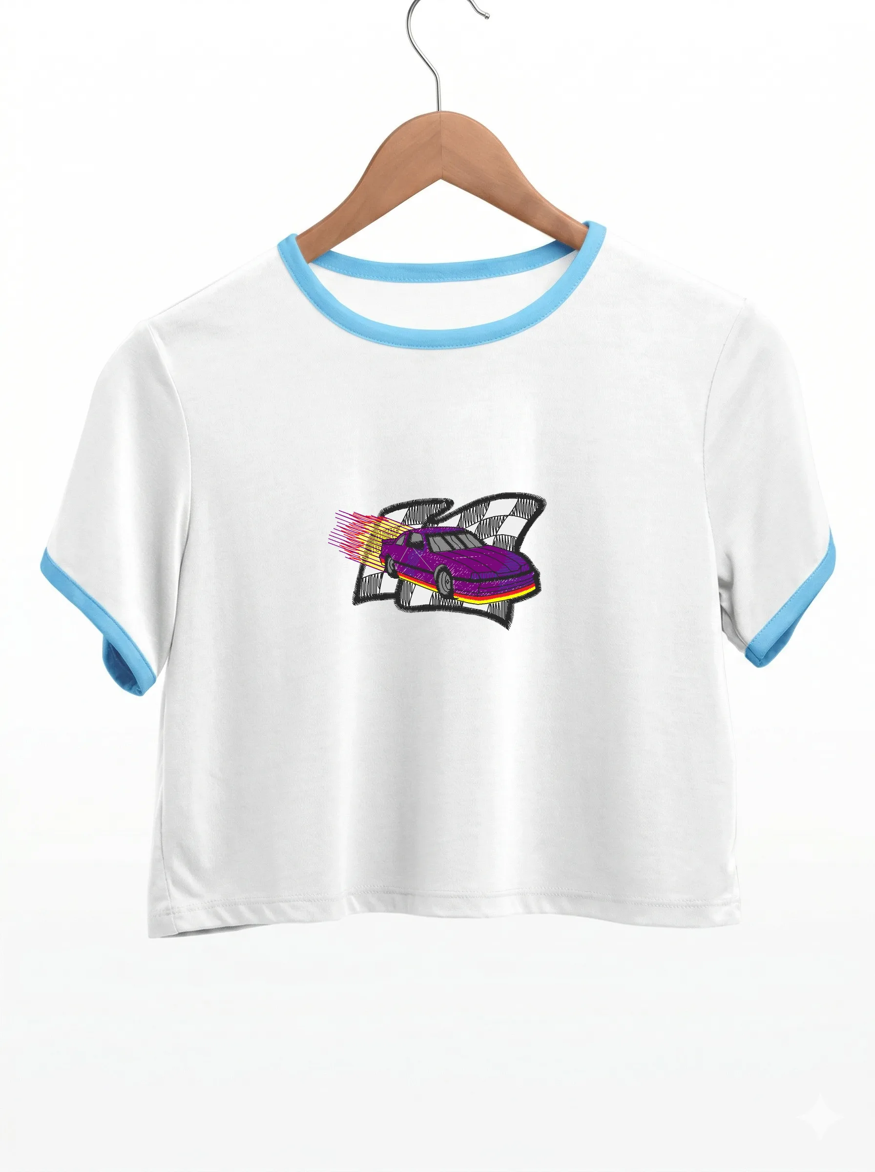 Дизайн машинной вышивки «Скоростной гоночный болид» (76×48 мм) — вид 9