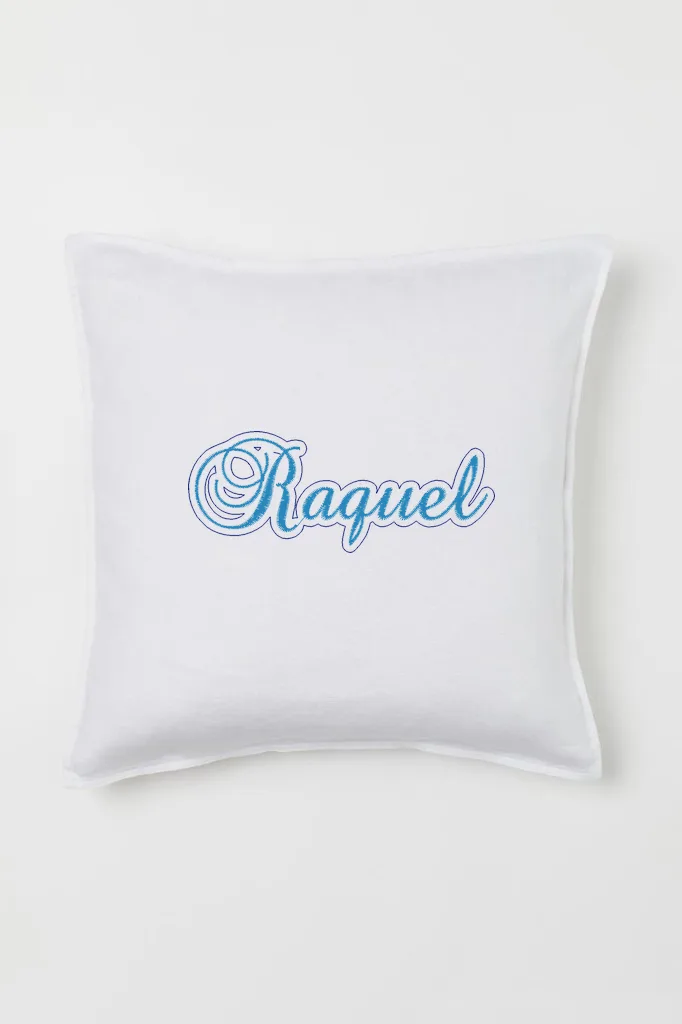 Дизайн машинной вышивки «Именная надпись Raquel» (86.8×34.2 мм) — вид 2
