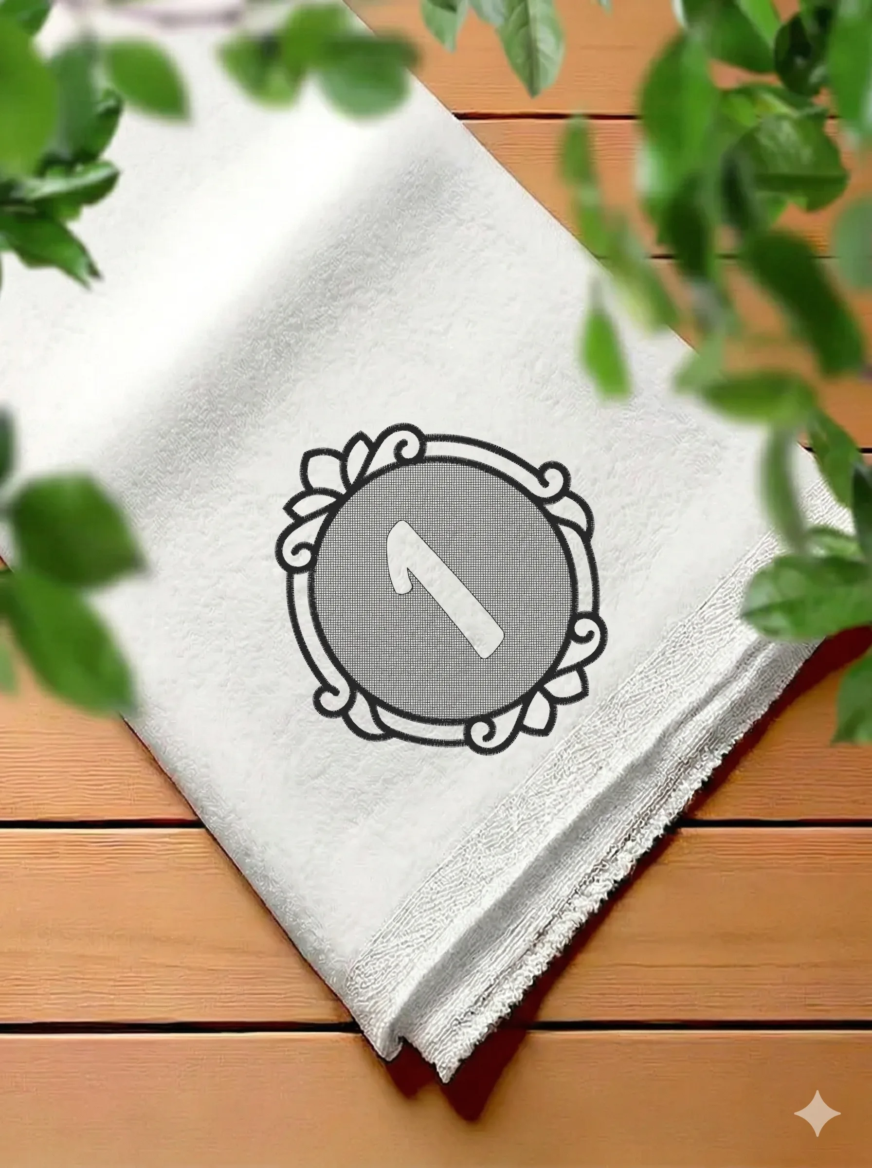 Дизайн машинной вышивки «Декоративная цифра один» (122.6×131 мм) — вид 7