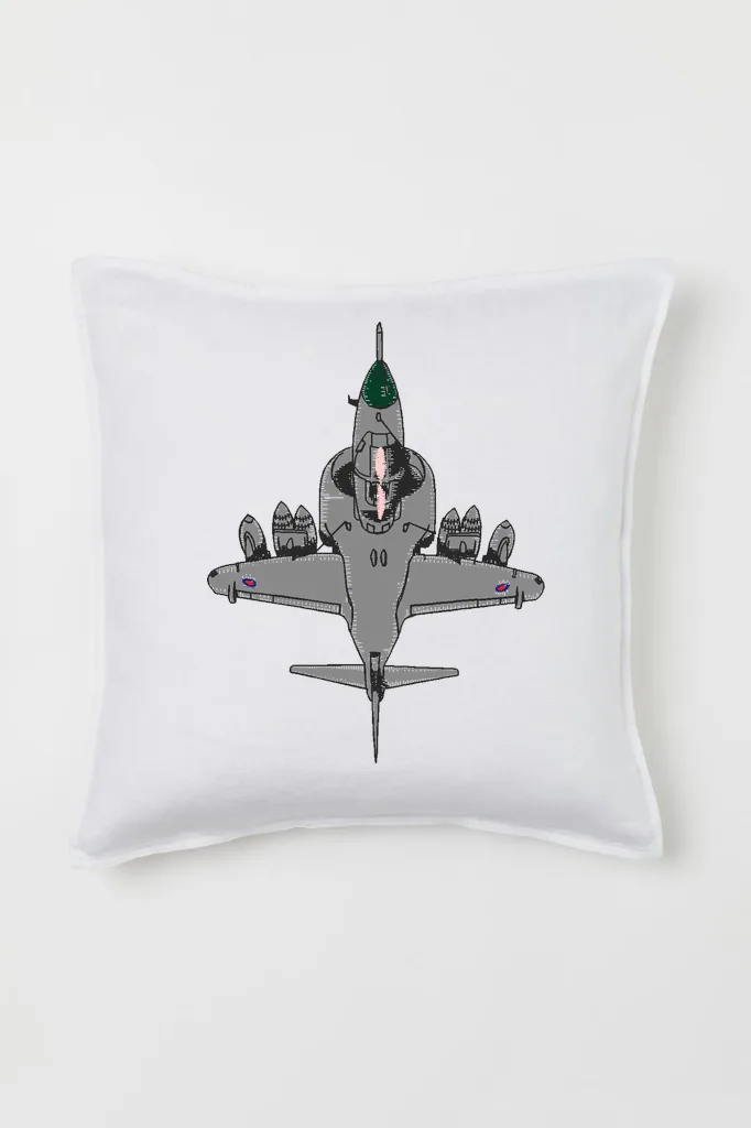 Дизайн машинной вышивки «Истребитель Harrier» (67.3×88.1 мм) — вид 2